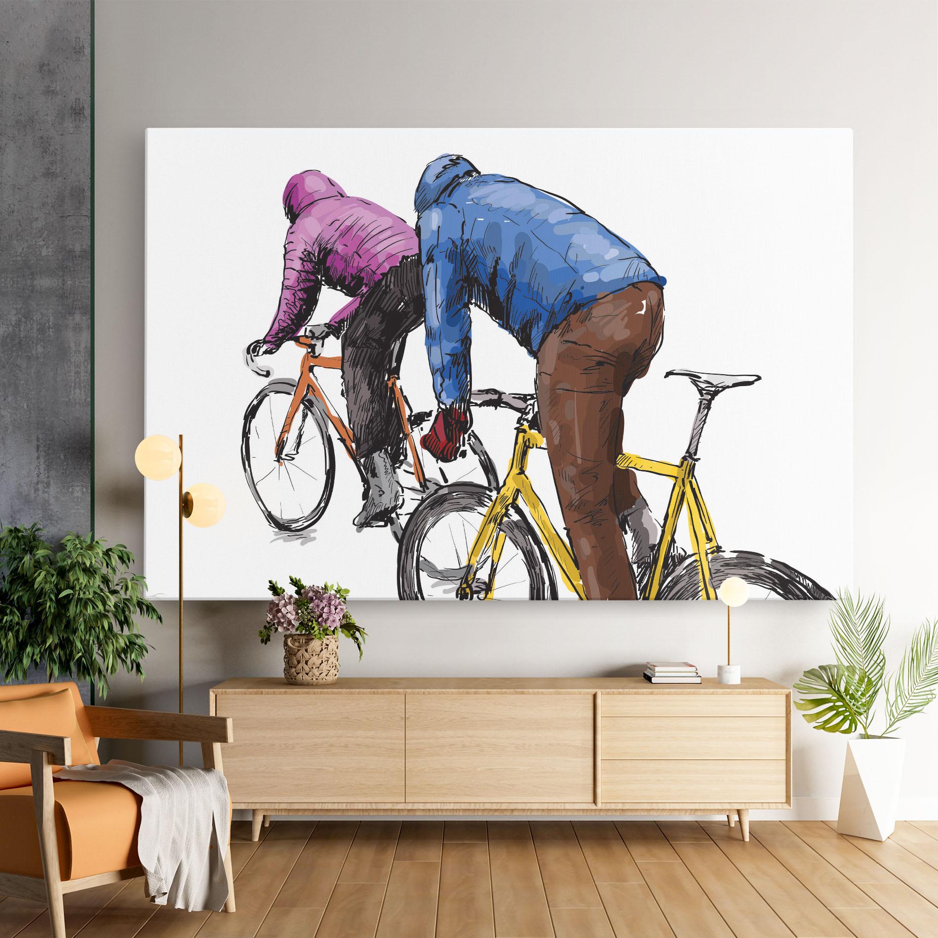 Leinwandbild Bike Trip mockup 9