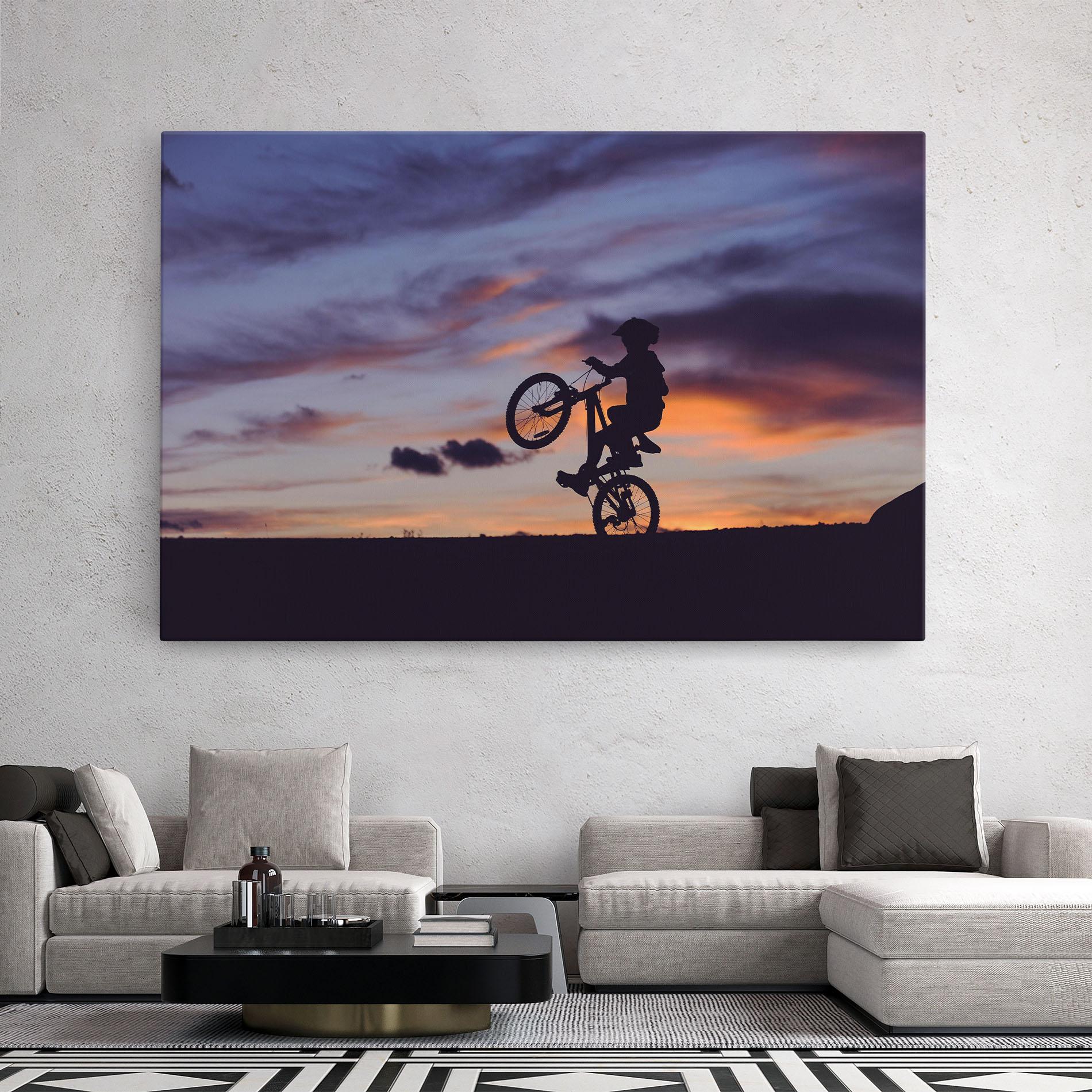 Leinwandbild Spin Speed mockup 2