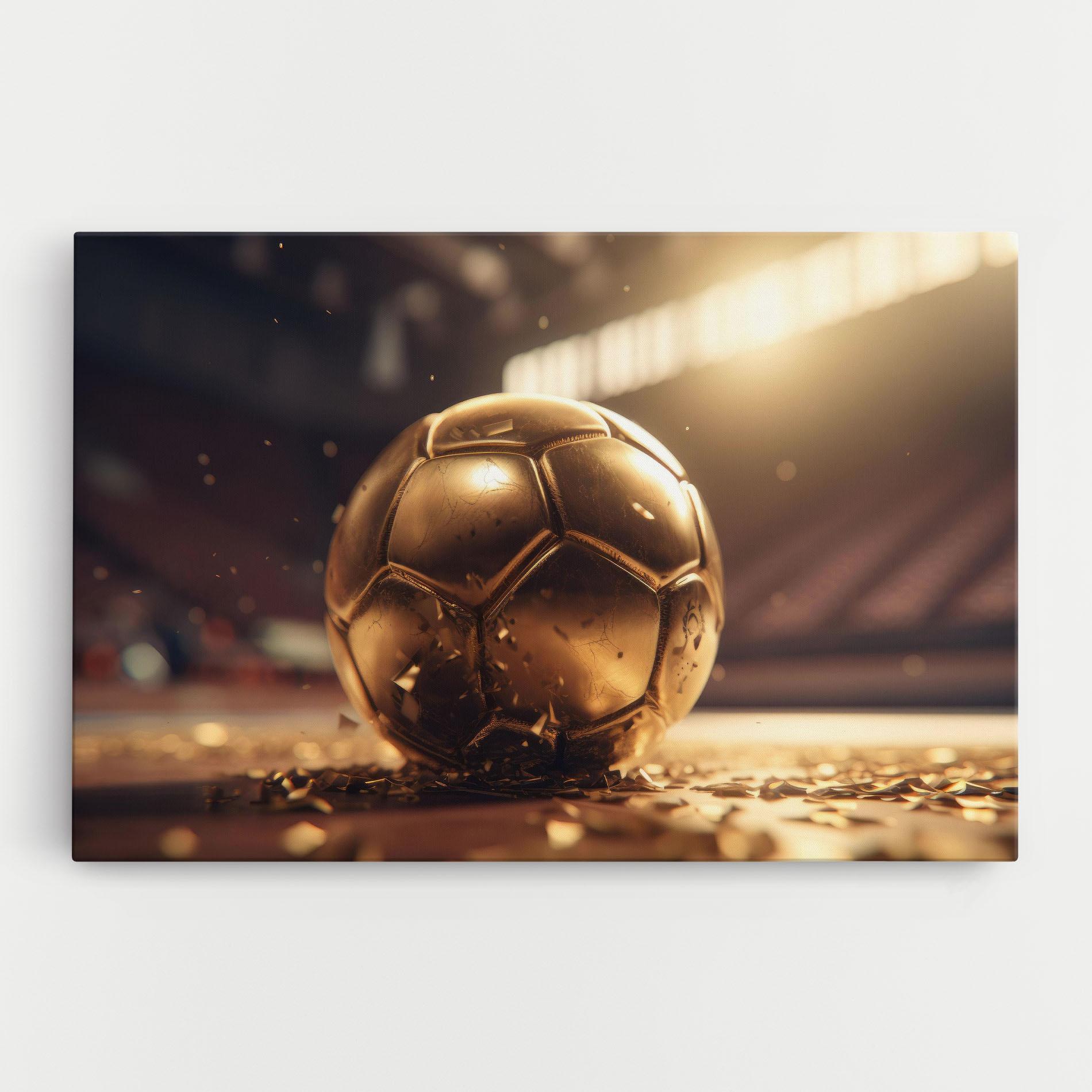 Leinwandbild Award For Football mockup 0