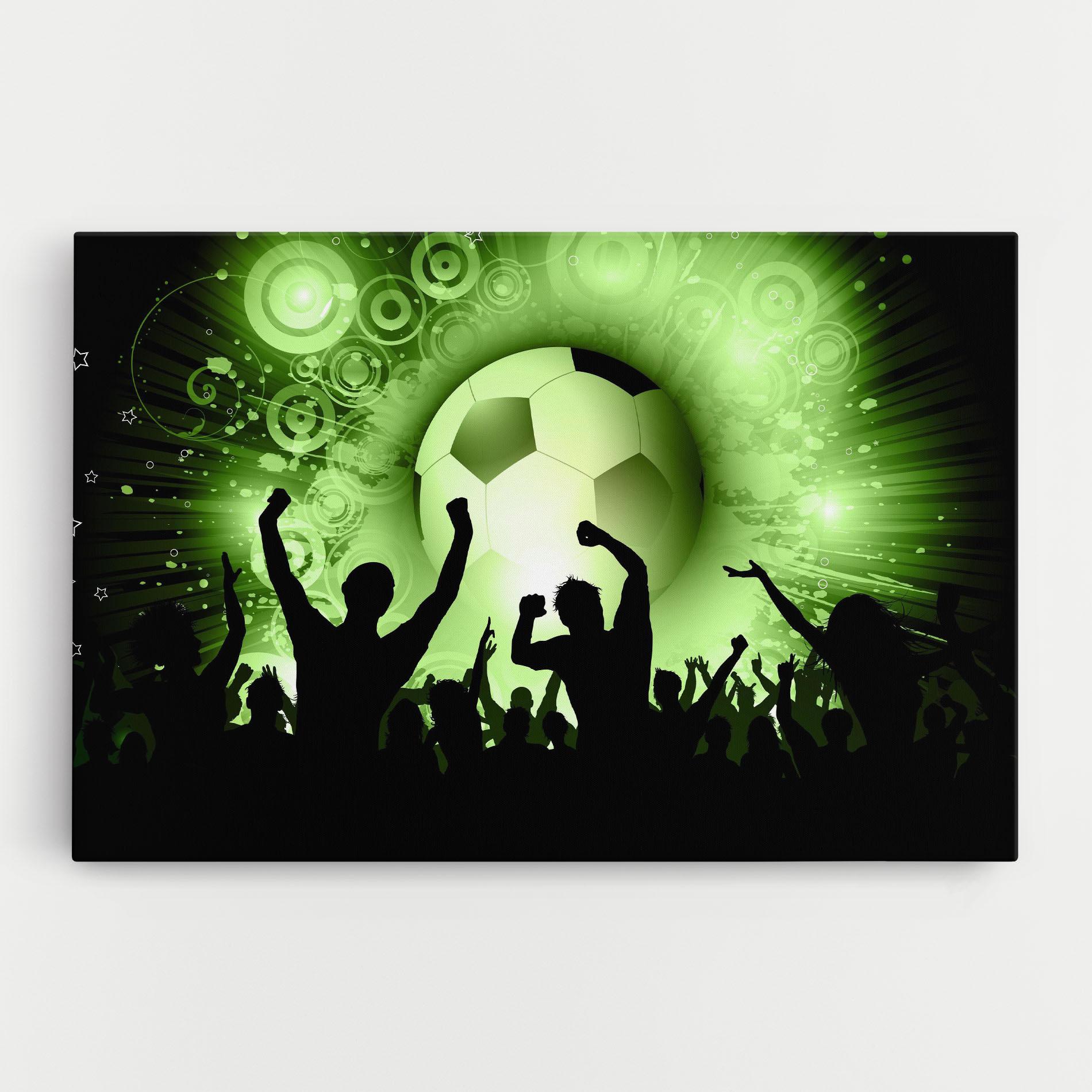 Leinwandbild Football Crowd mockup 0