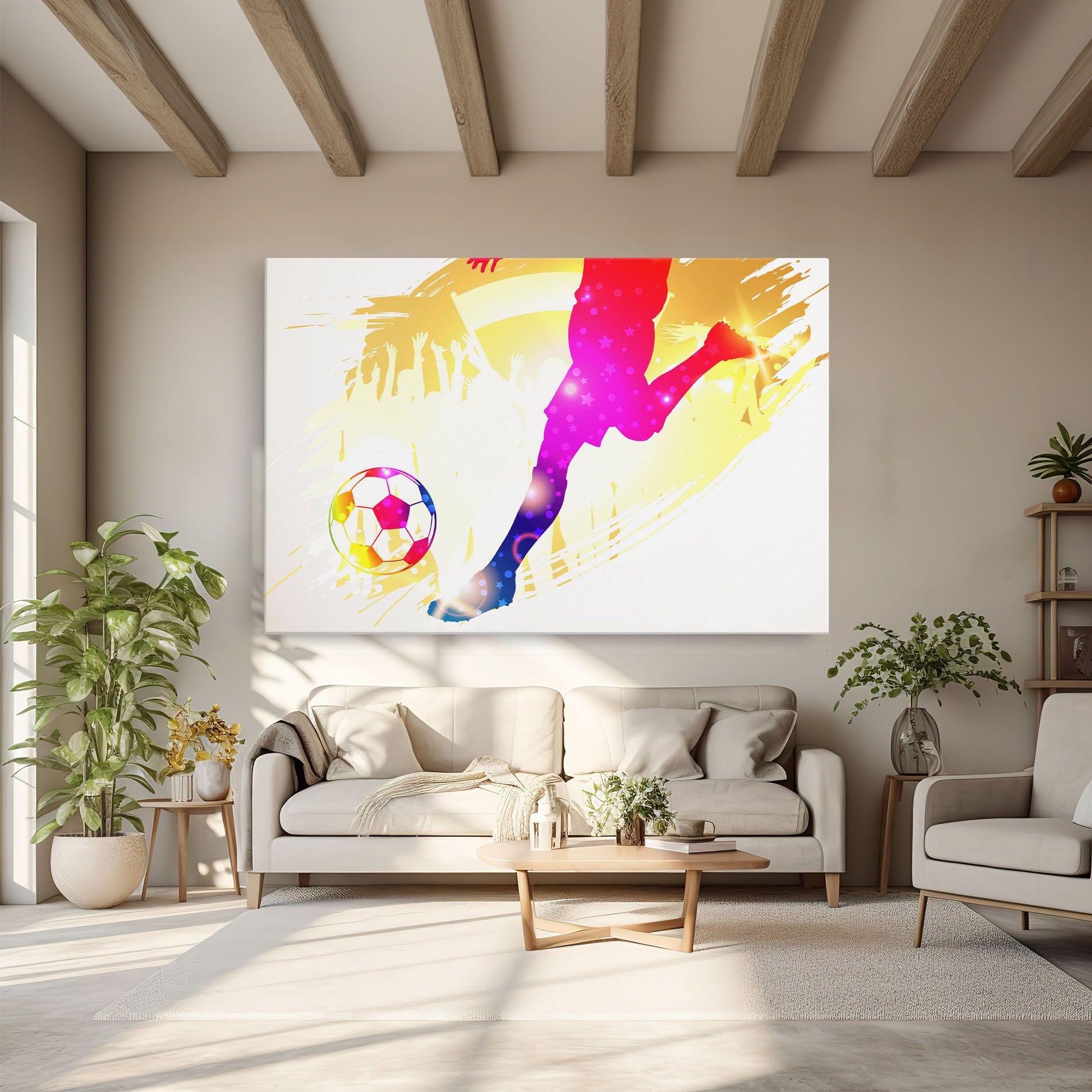 Football Gold Art mockup 6
