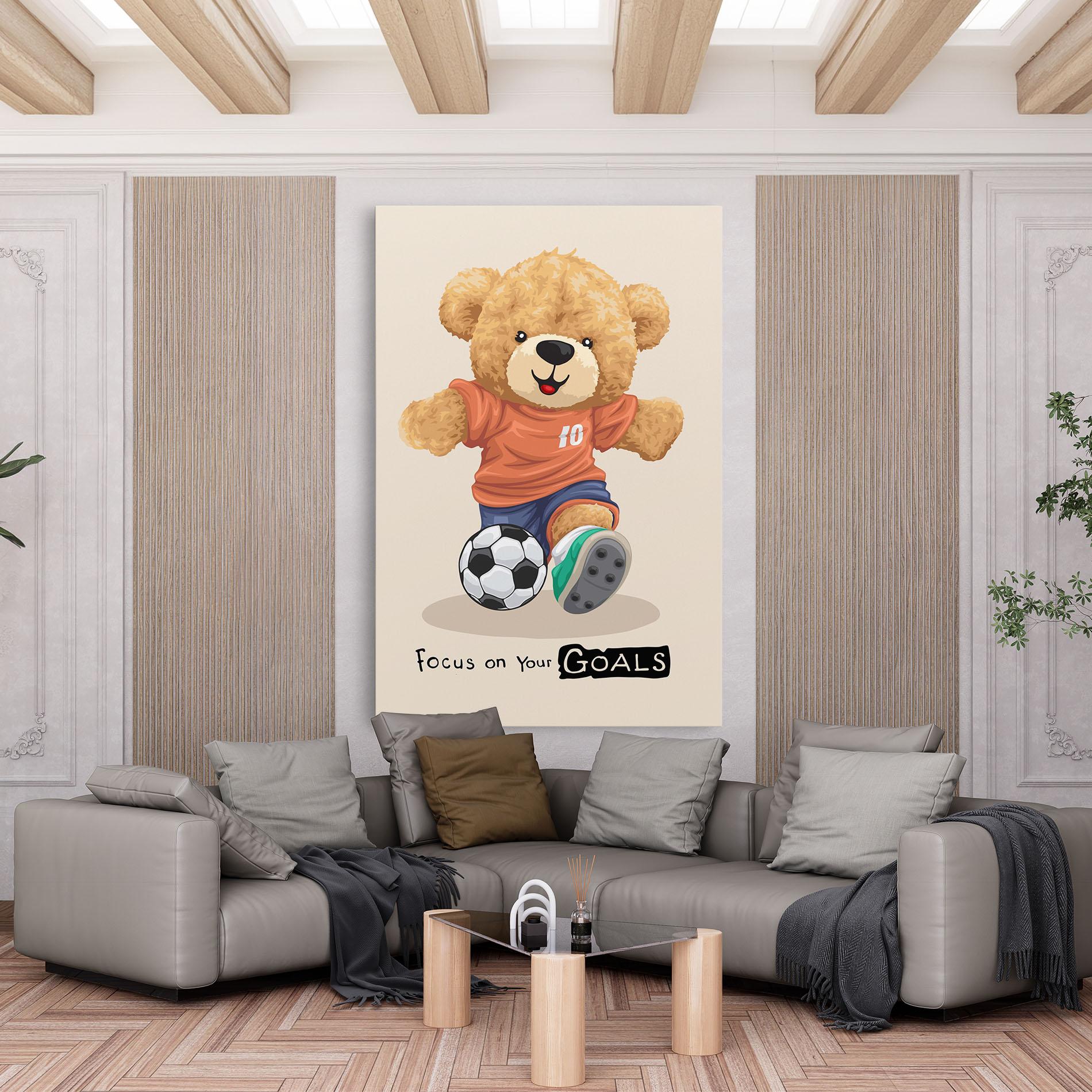 Leinwandbild Goals Focus mockup 6