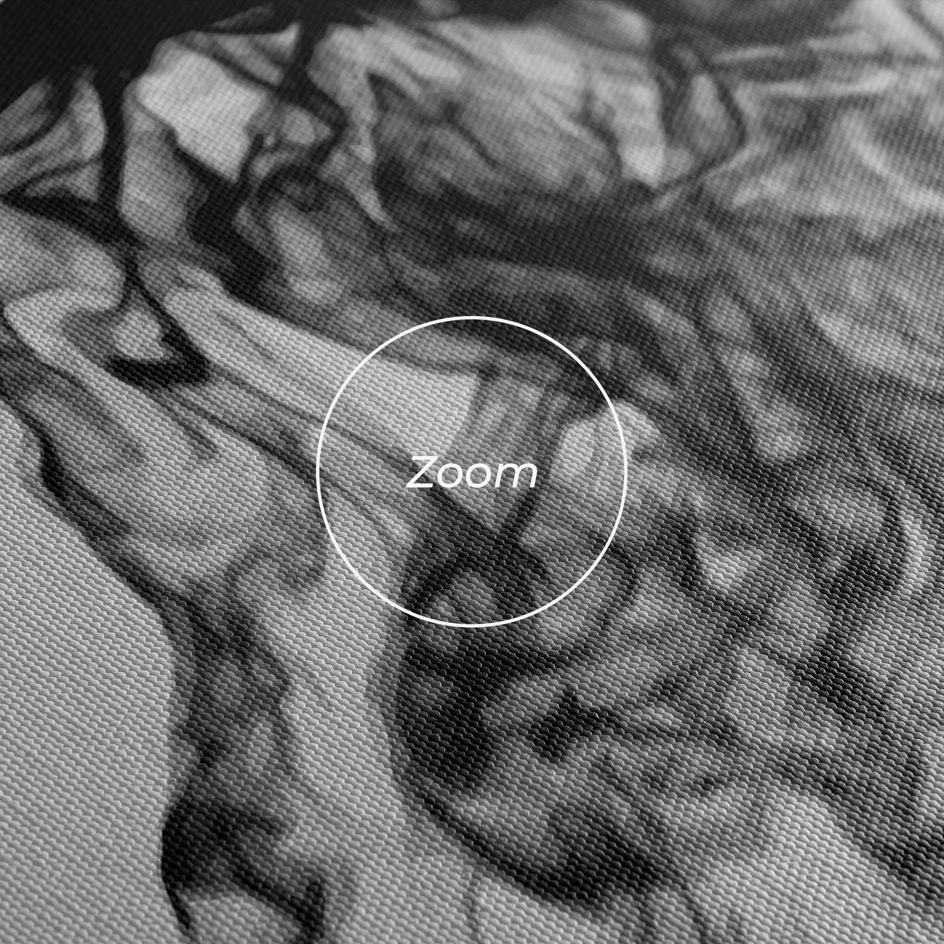 Leinwandbild Black Smoke Football mockup 3