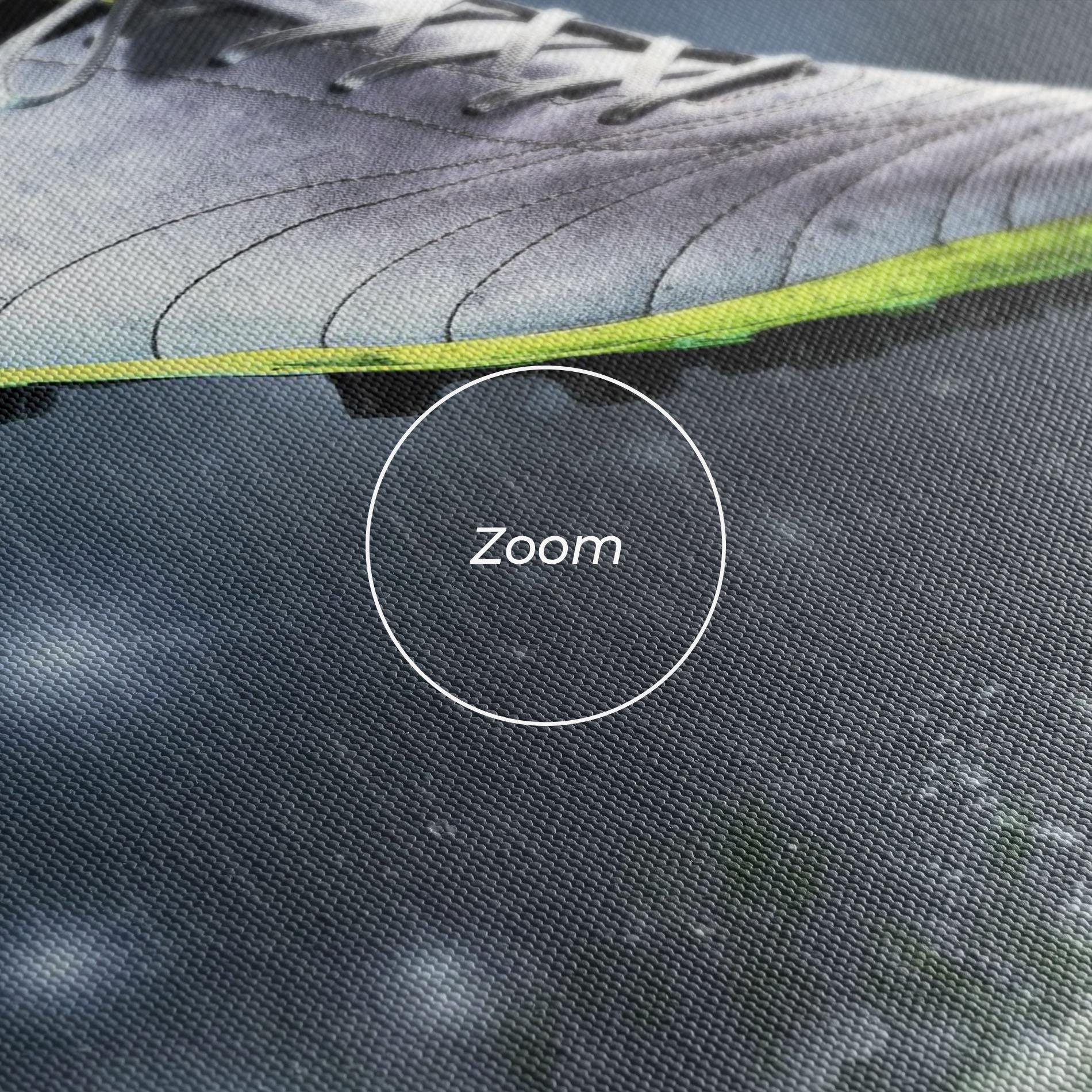 Leinwandbild Close Up Football Scene mockup 3