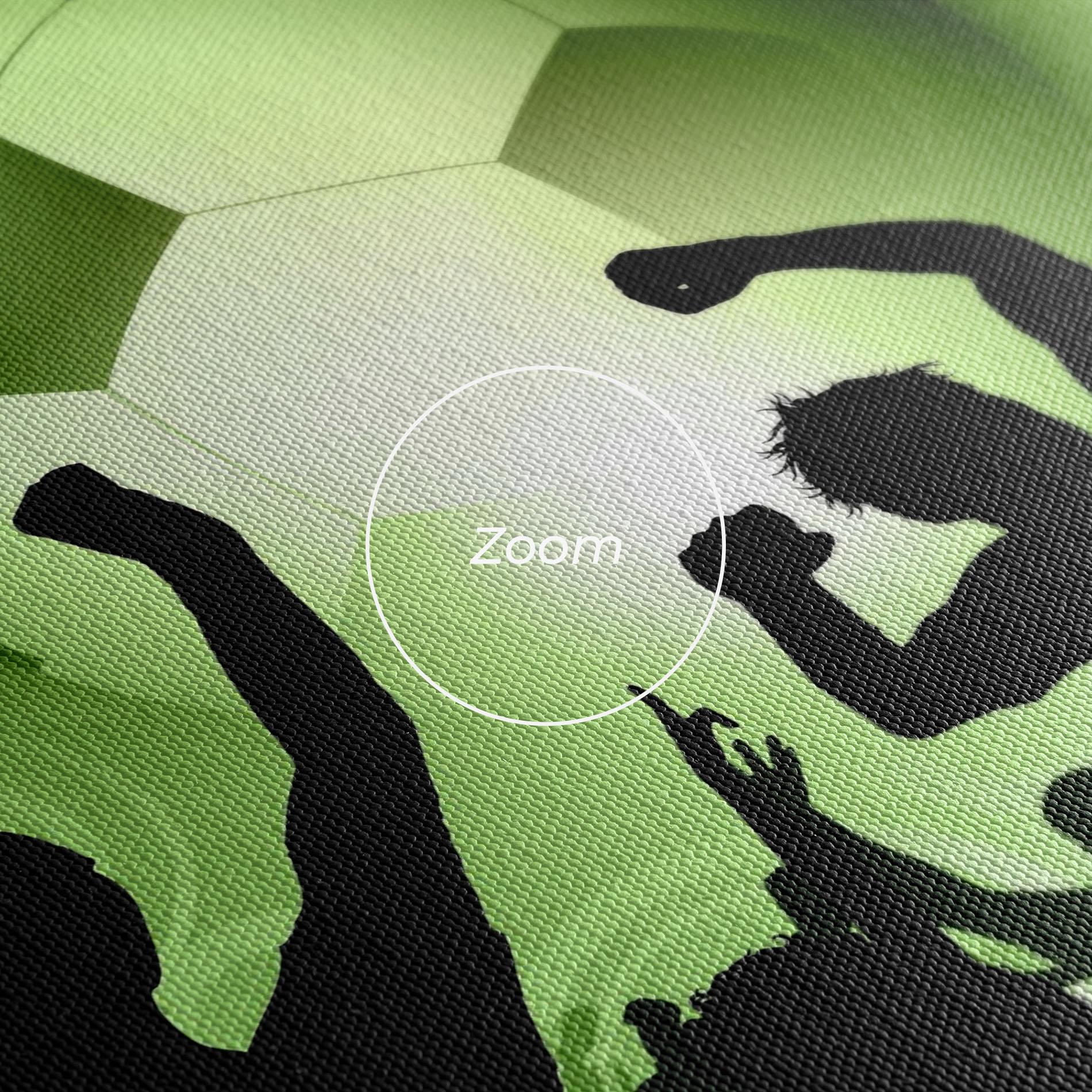 Leinwandbild Football Crowd mockup 3