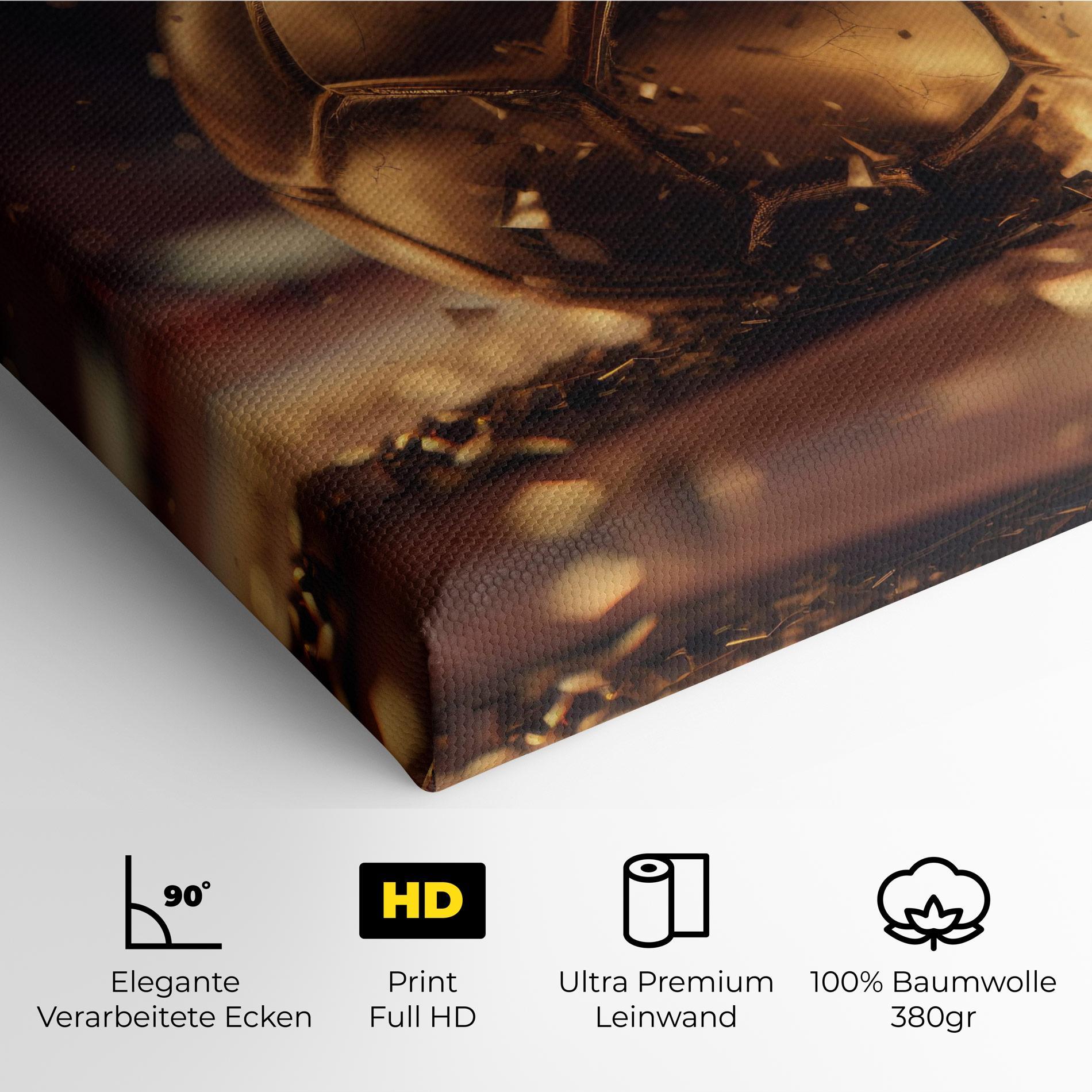 Leinwandbild Award For Football mockup 4