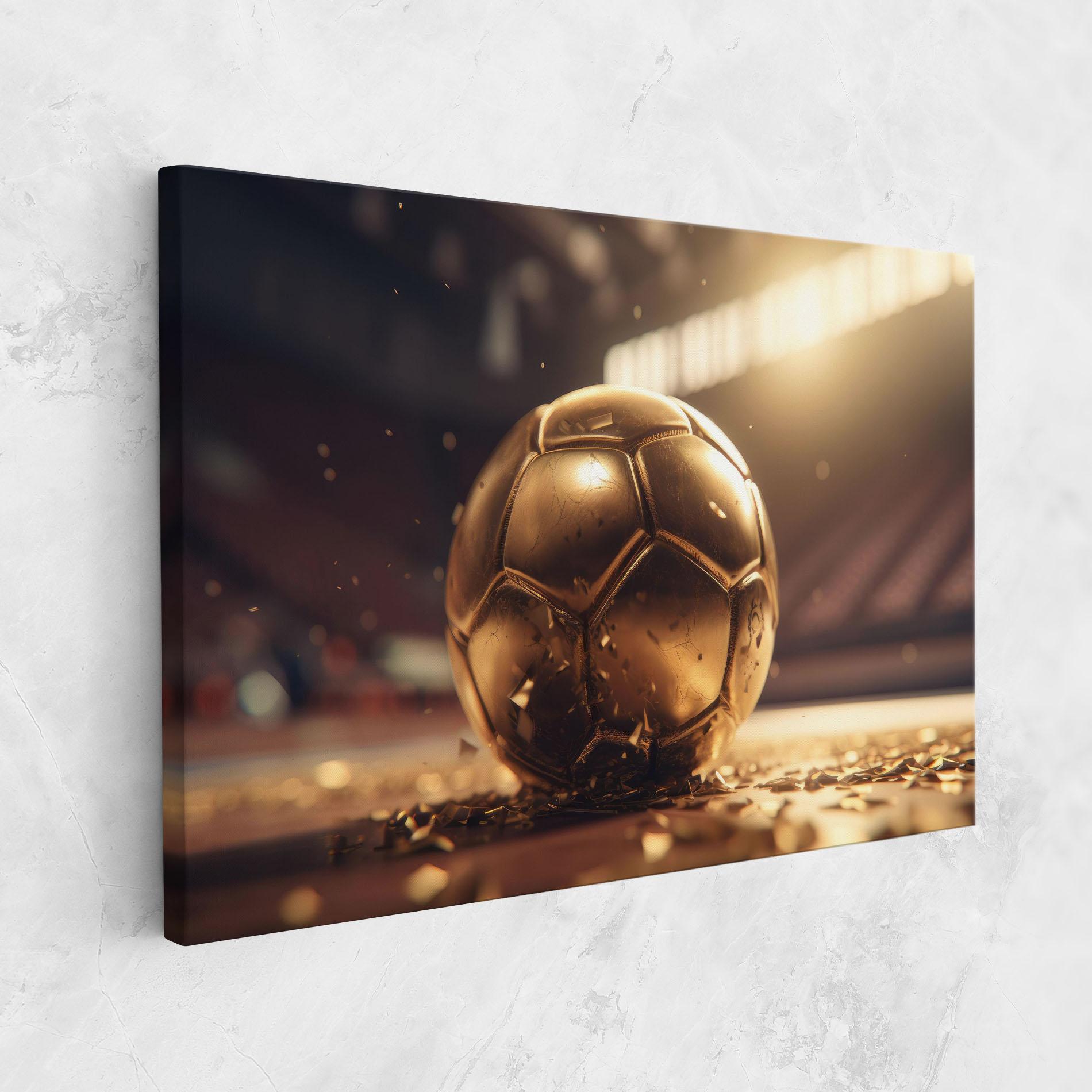 Leinwandbild Award For Football mockup 1