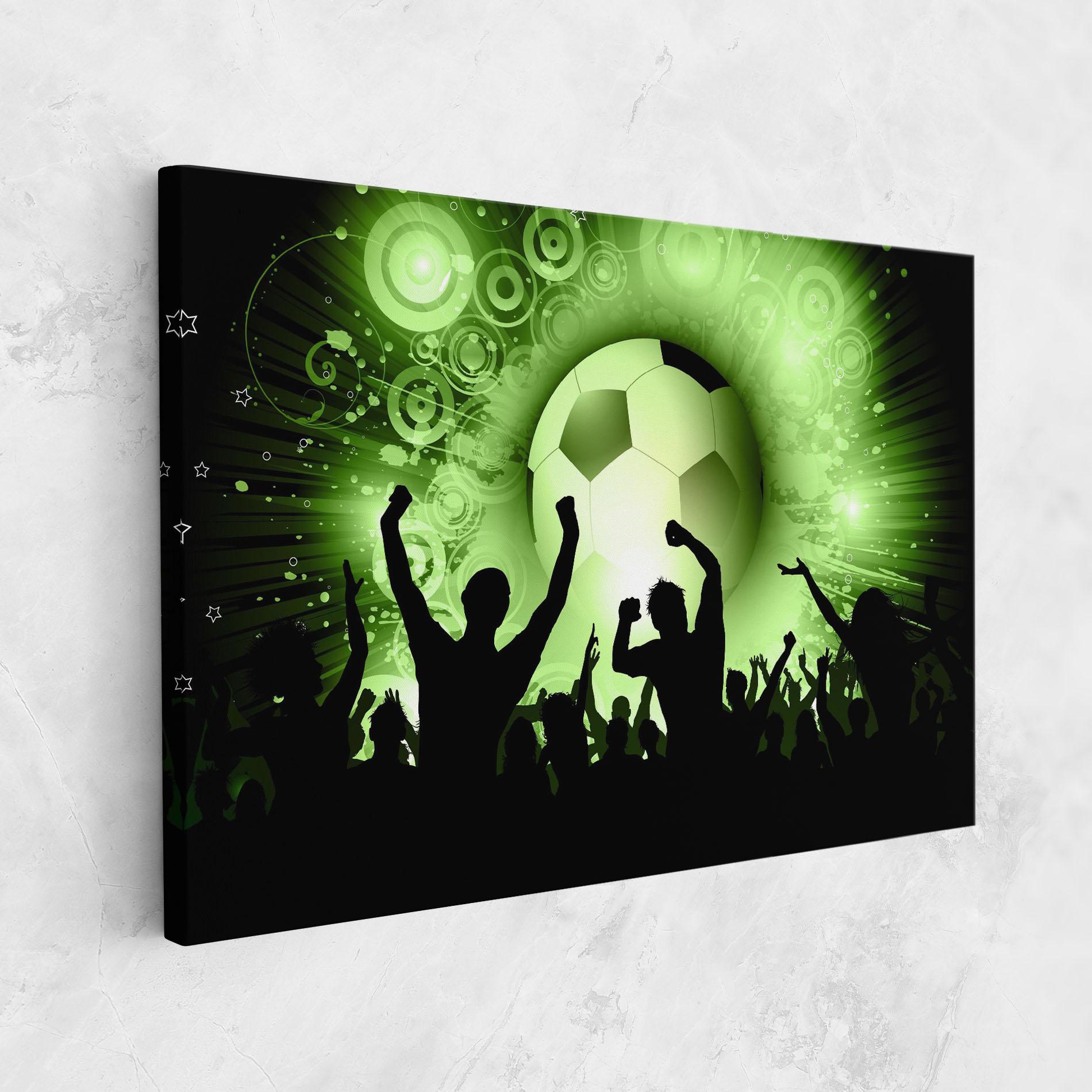 Leinwandbild Football Crowd mockup 1