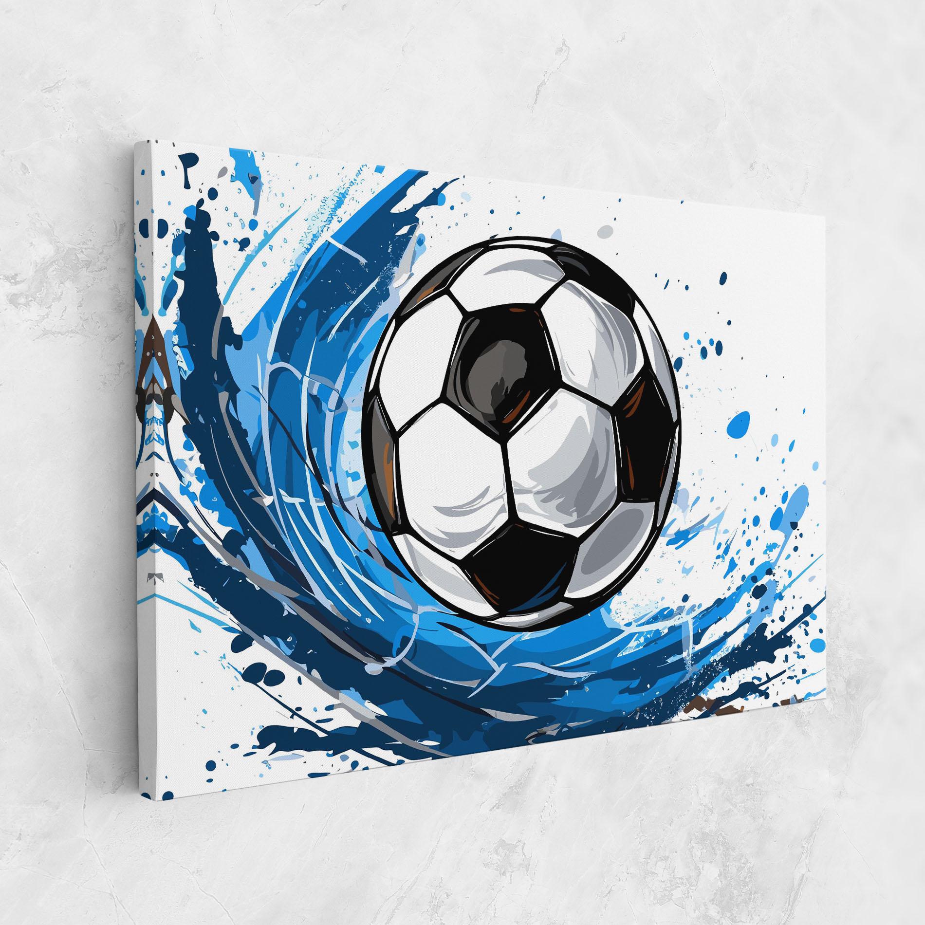 Leinwandbild Football Wave mockup 1