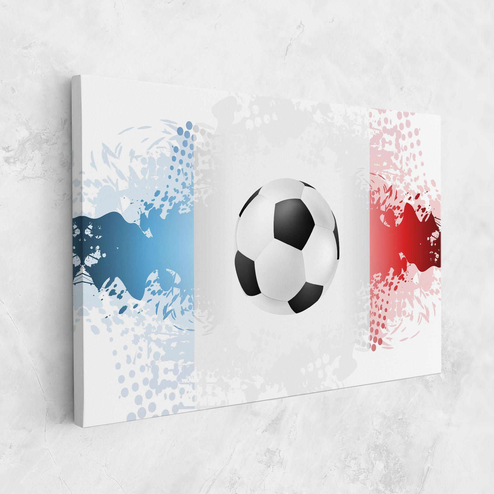 Leinwandbild France Football mockup 1