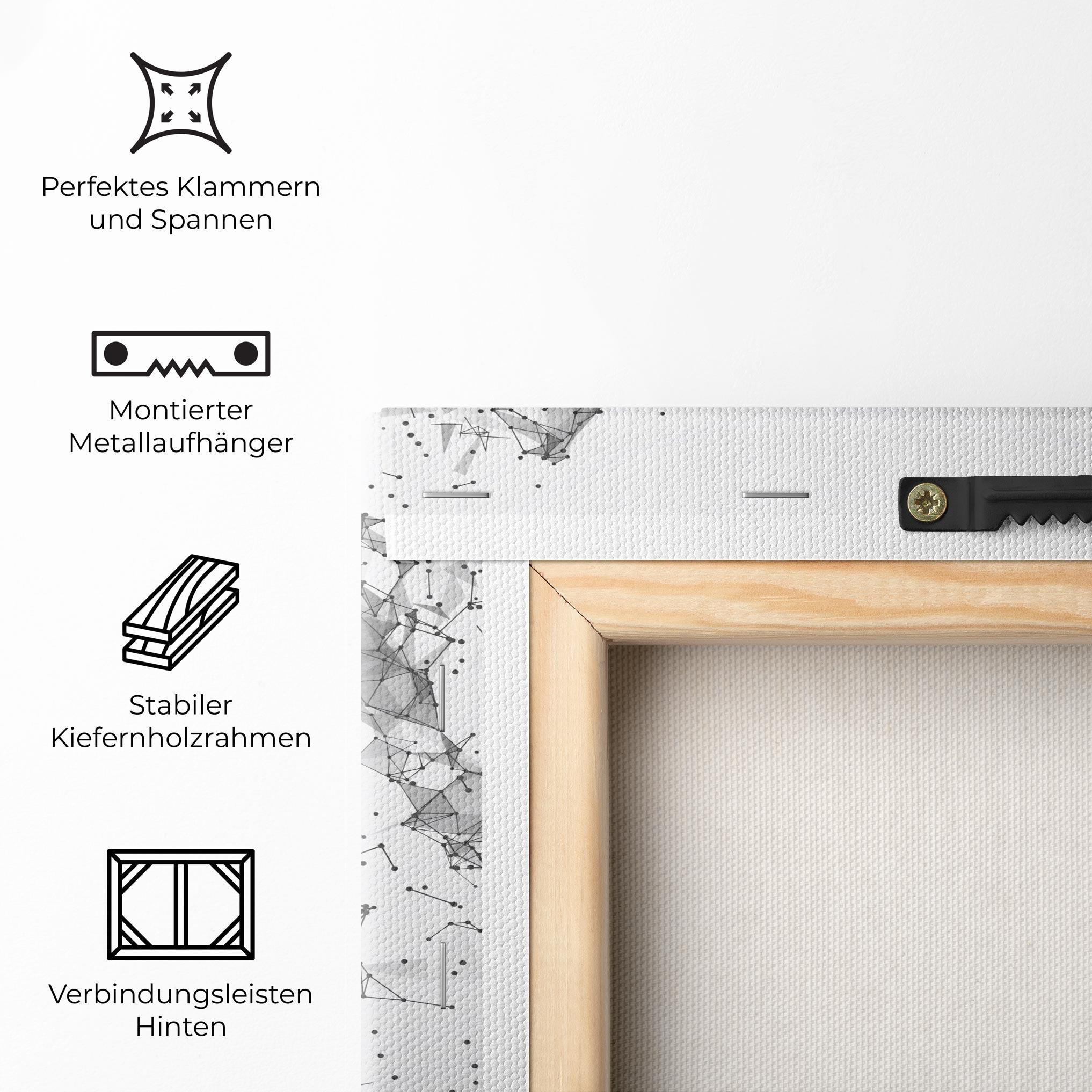 Leinwandbild Football Orange Ball mockup 5