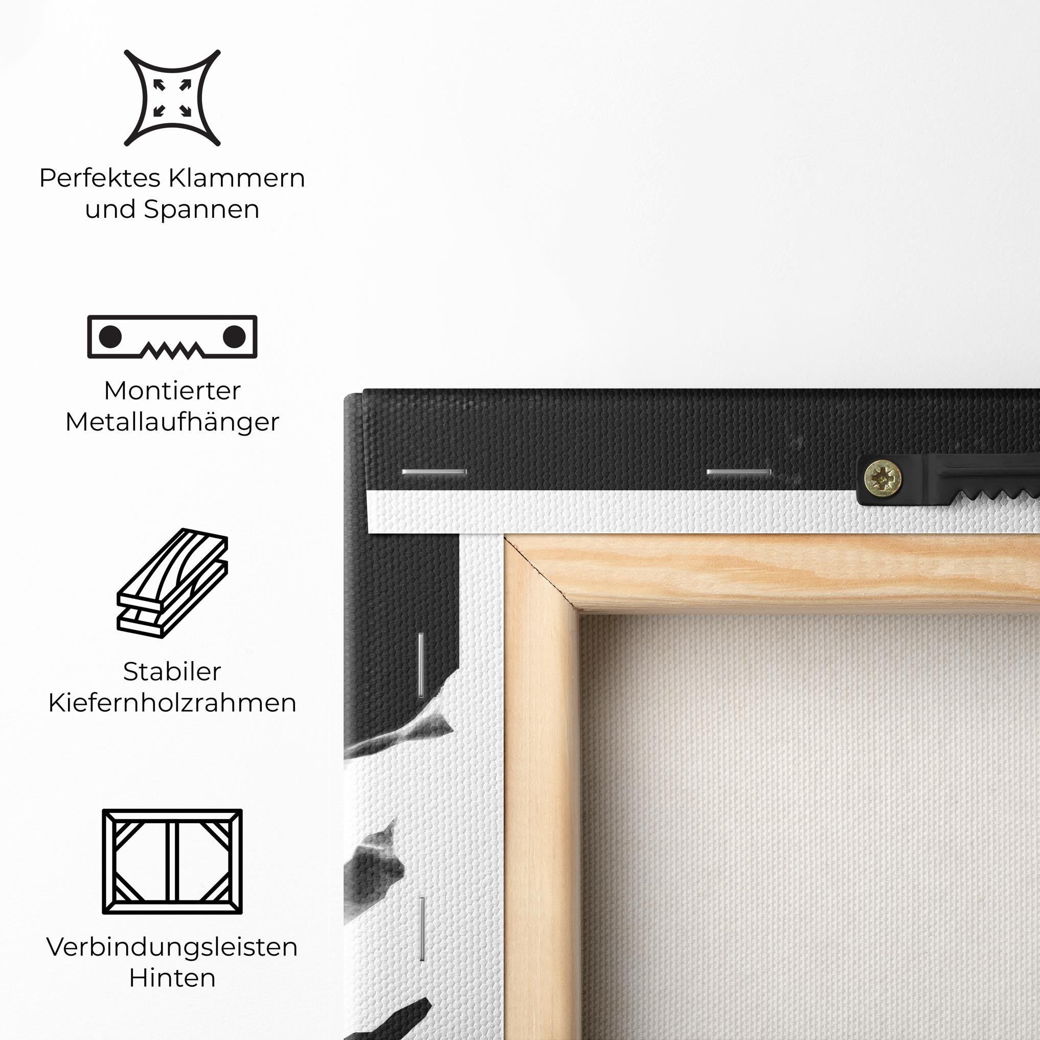 Leinwandbild Football White Smoke mockup 5