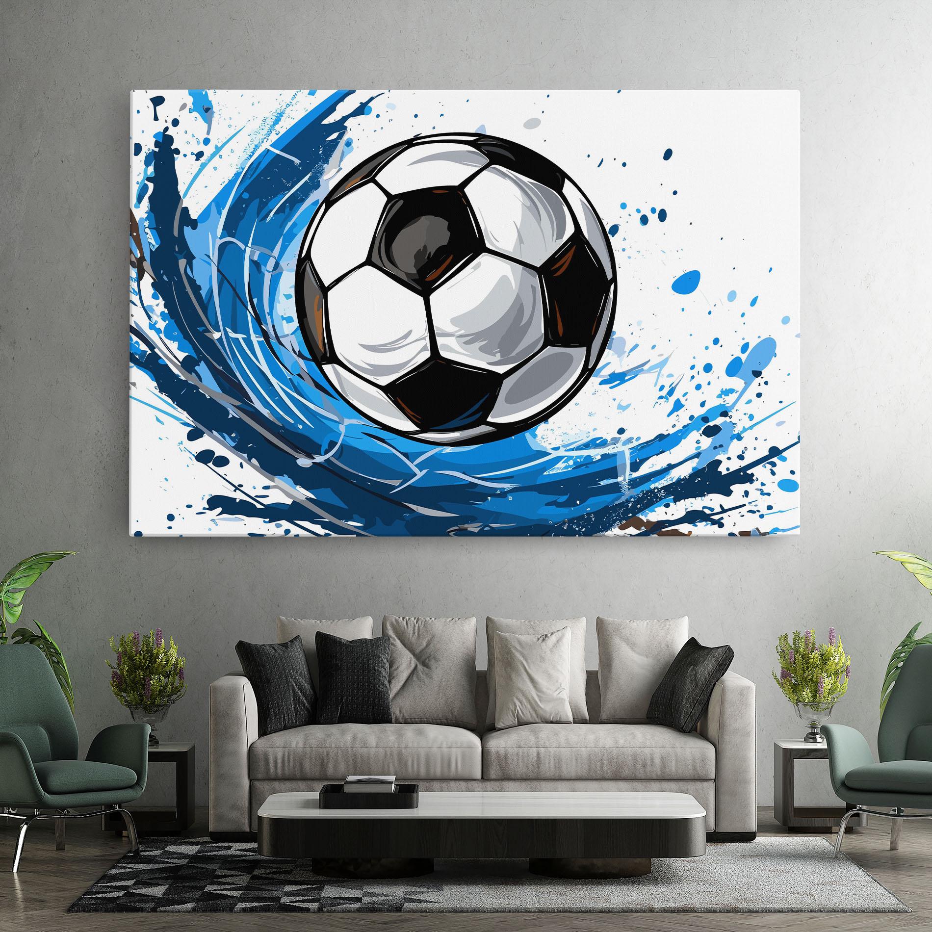 Leinwandbild Football Wave mockup 7