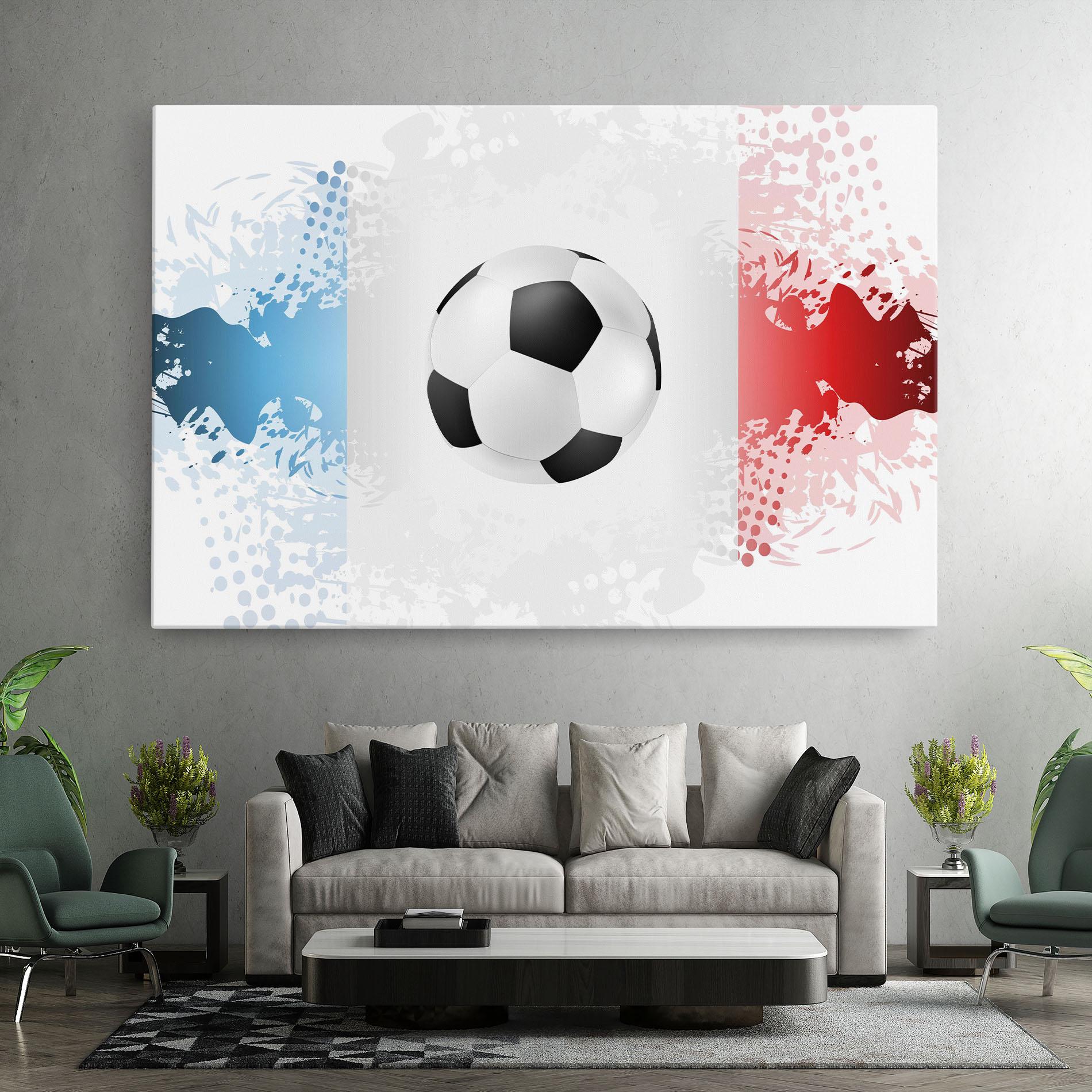 Leinwandbild France Football mockup 7