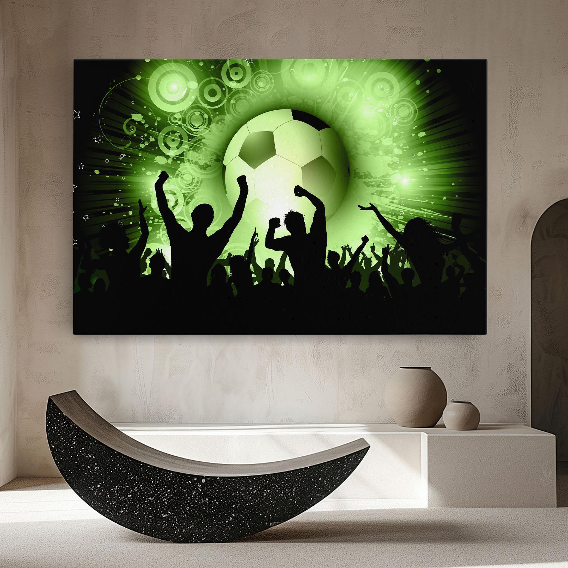 Leinwandbild Football Crowd mockup 8