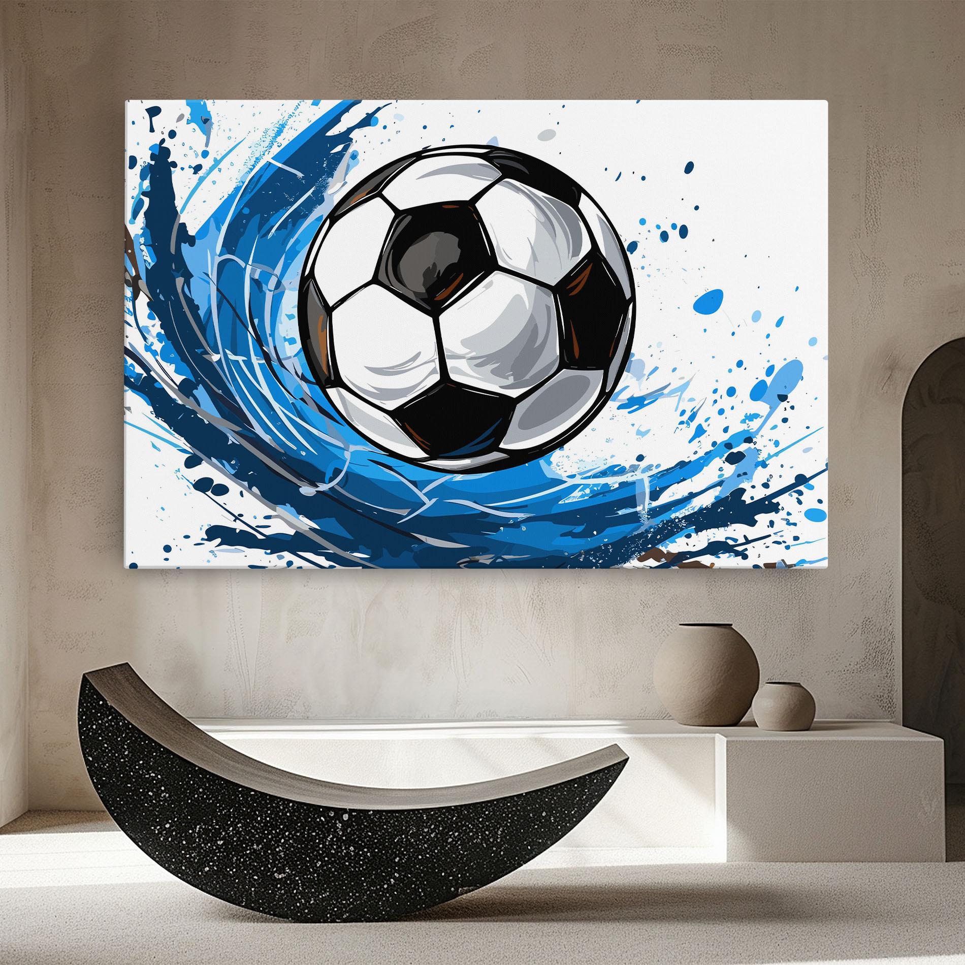 Leinwandbild Football Wave mockup 8