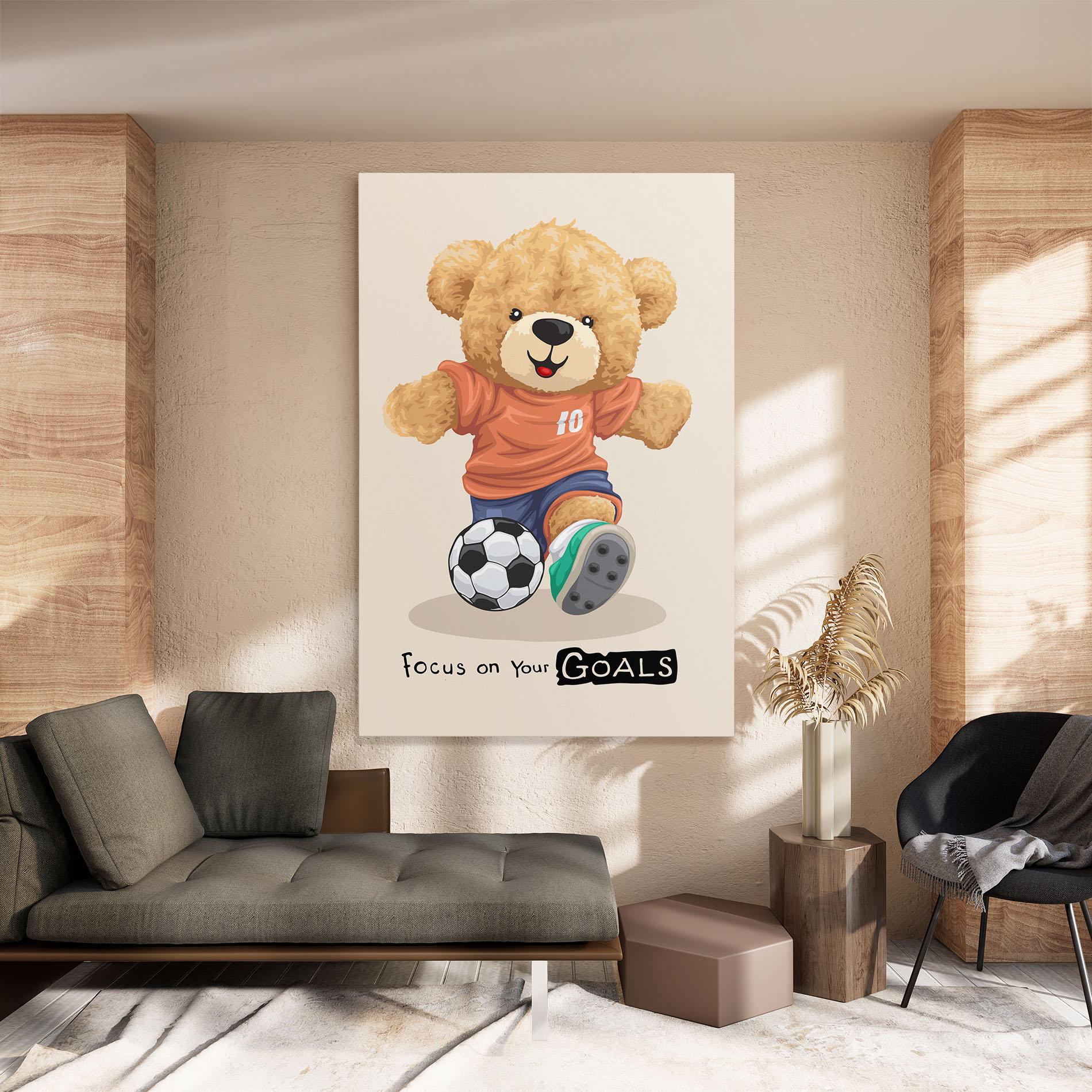 Leinwandbild Goals Focus mockup 8