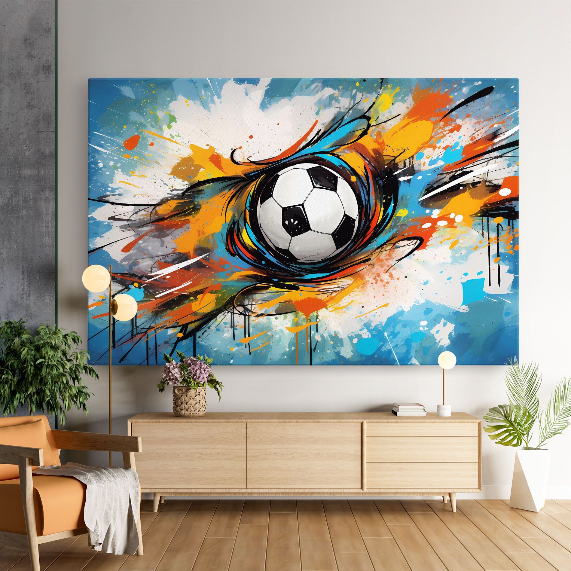 Football Flight Graffiti mockup 9