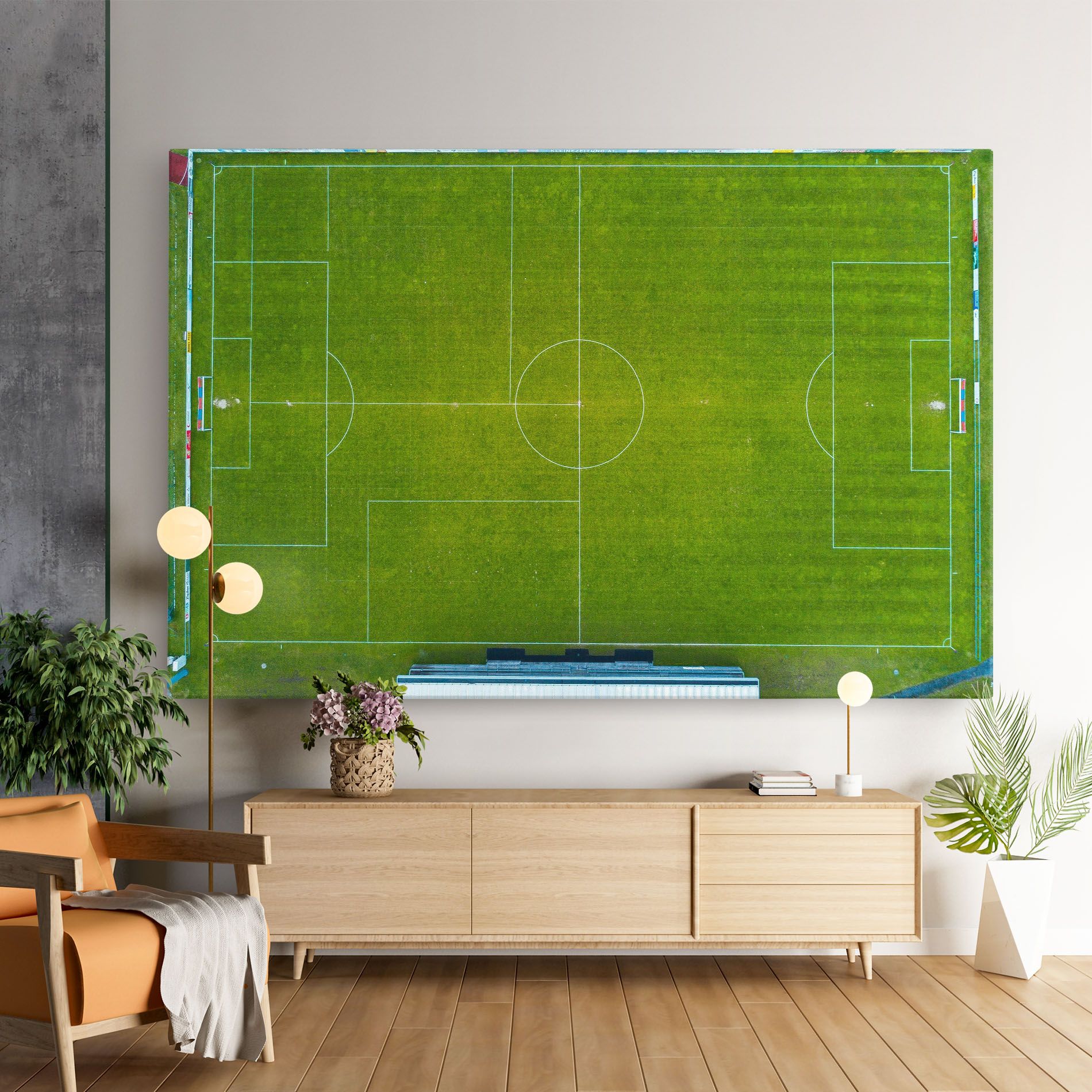 Green Football Field mockup 9