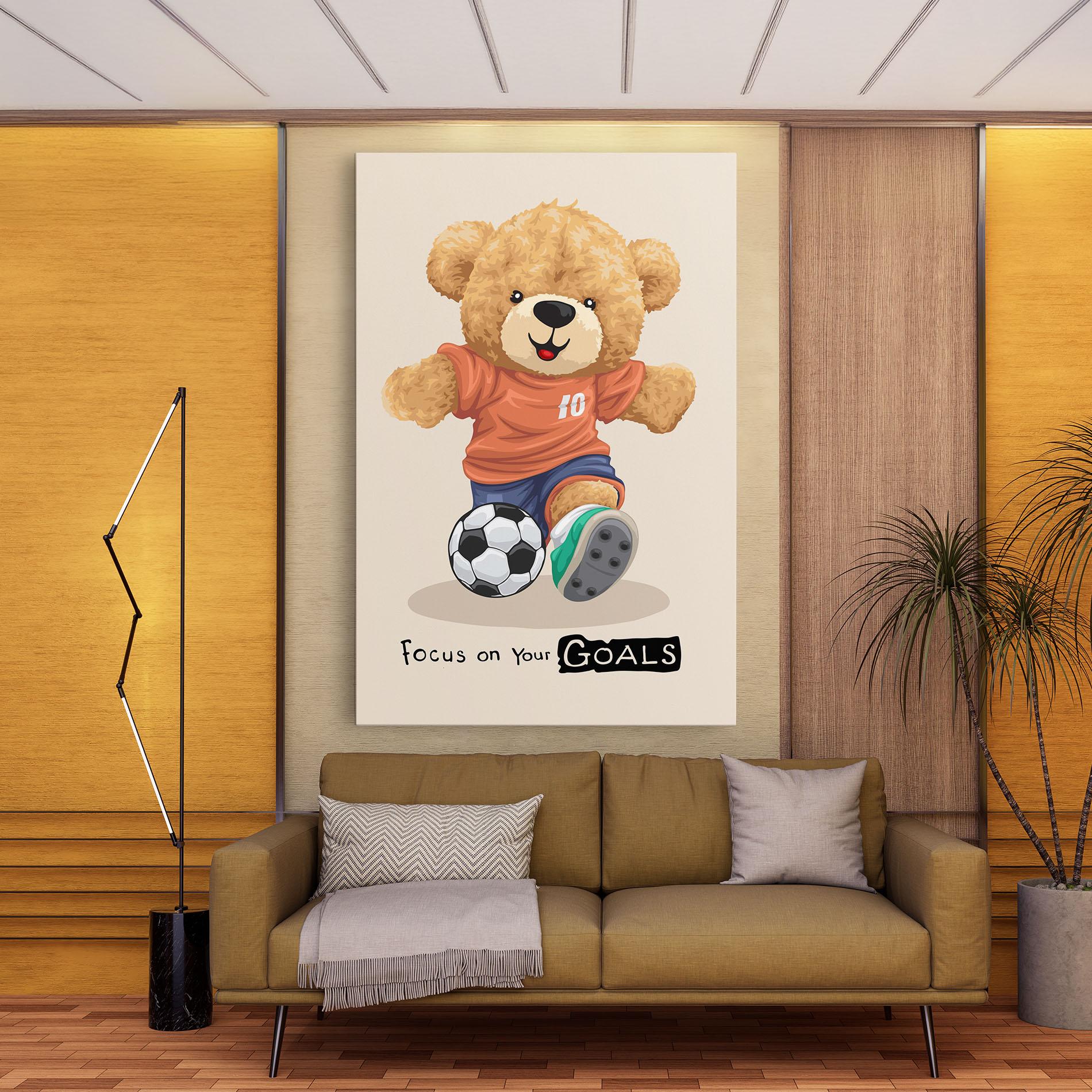 Leinwandbild Goals Focus mockup 9