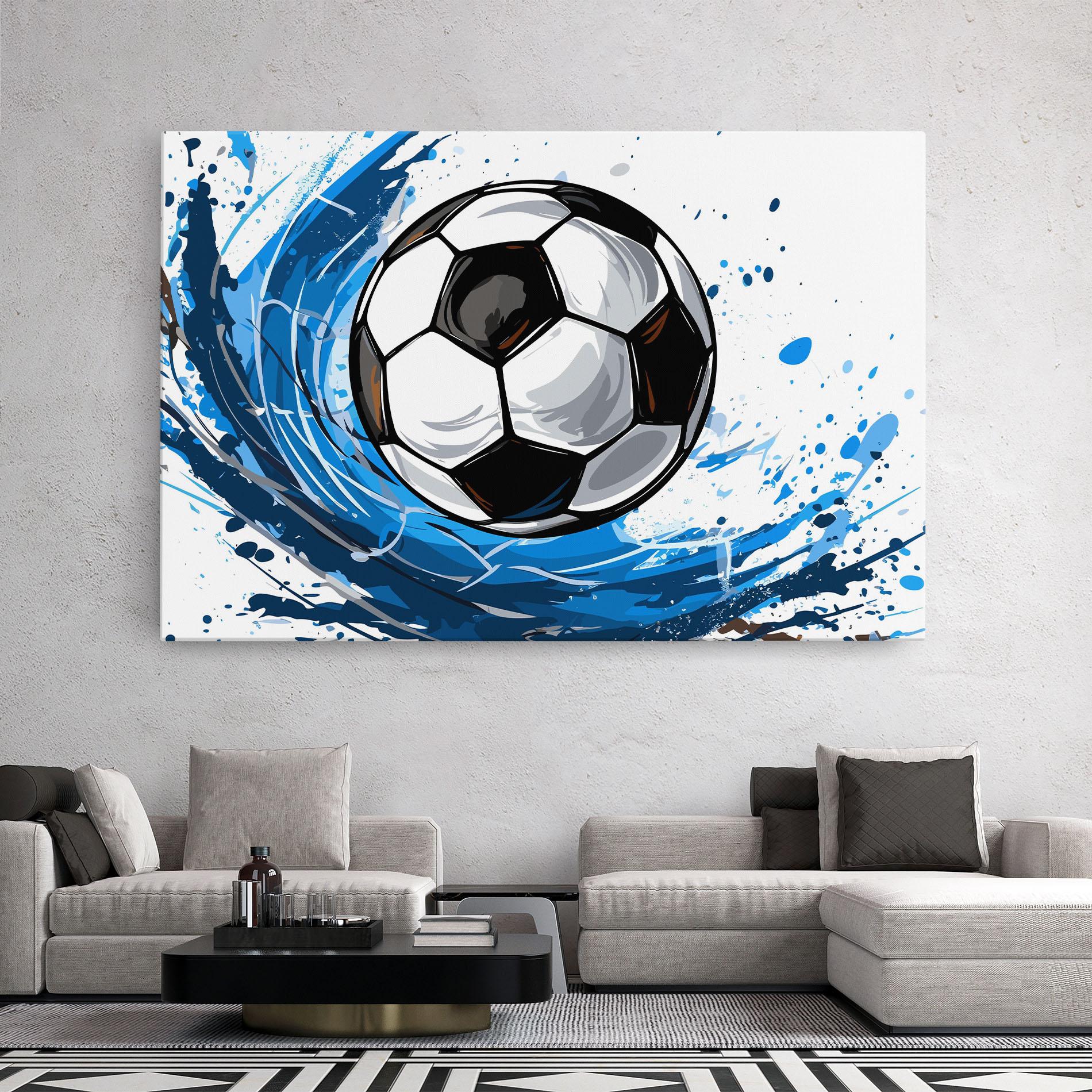 Leinwandbild Football Wave mockup 2