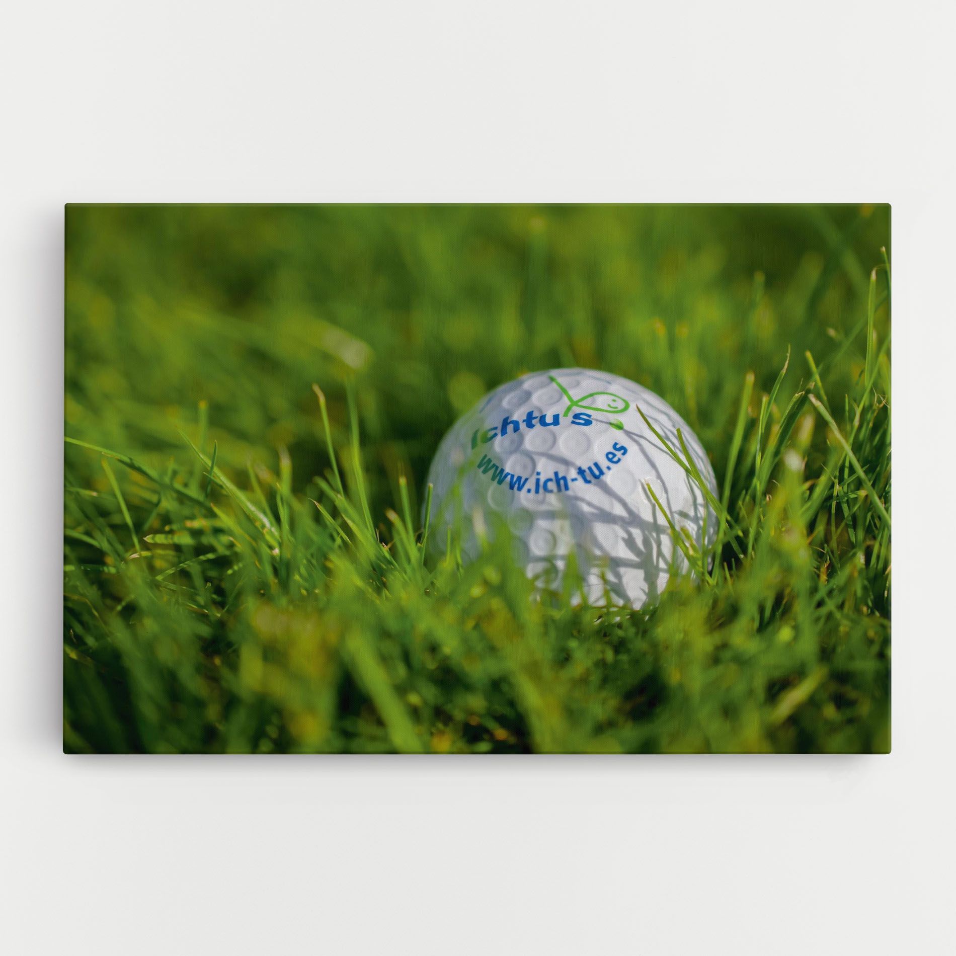 Golf Ball In Grass mockup 0