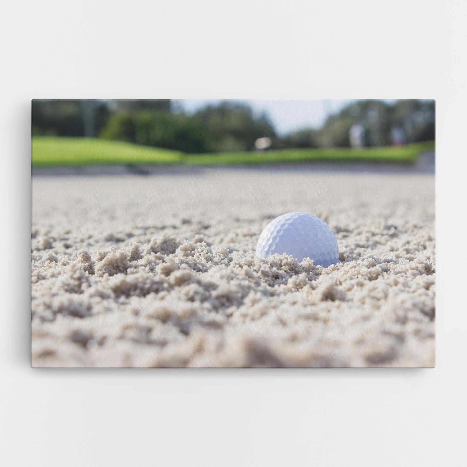 Golf Ball In Sand mockup 0