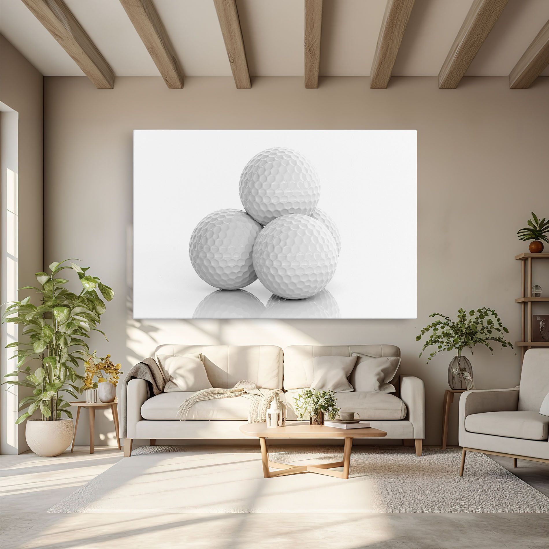 3d Golf Balls mockup 6