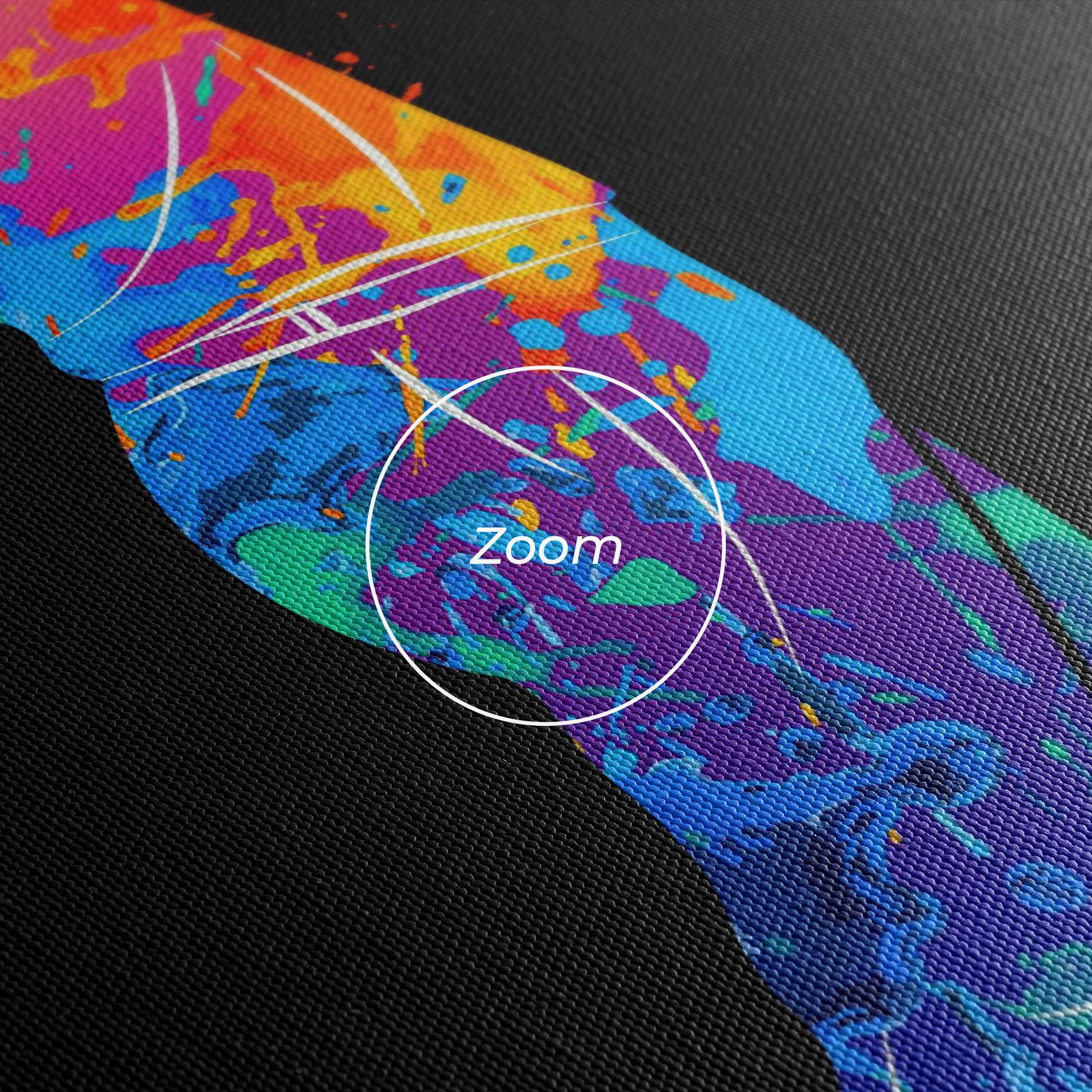 Leinwandbild Color Mix Golf mockup 3