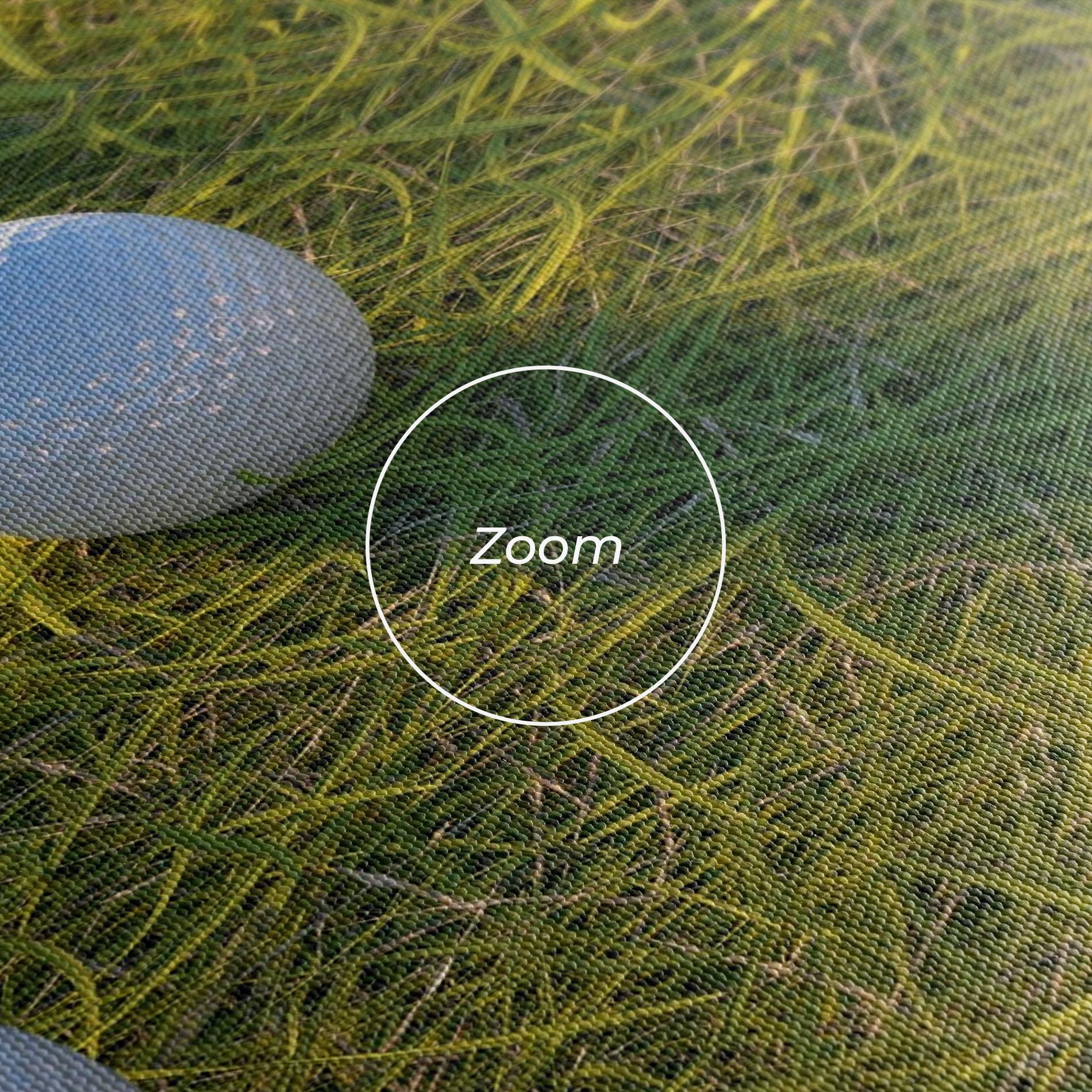 Leinwandbild Golf Ball On Grass mockup 3