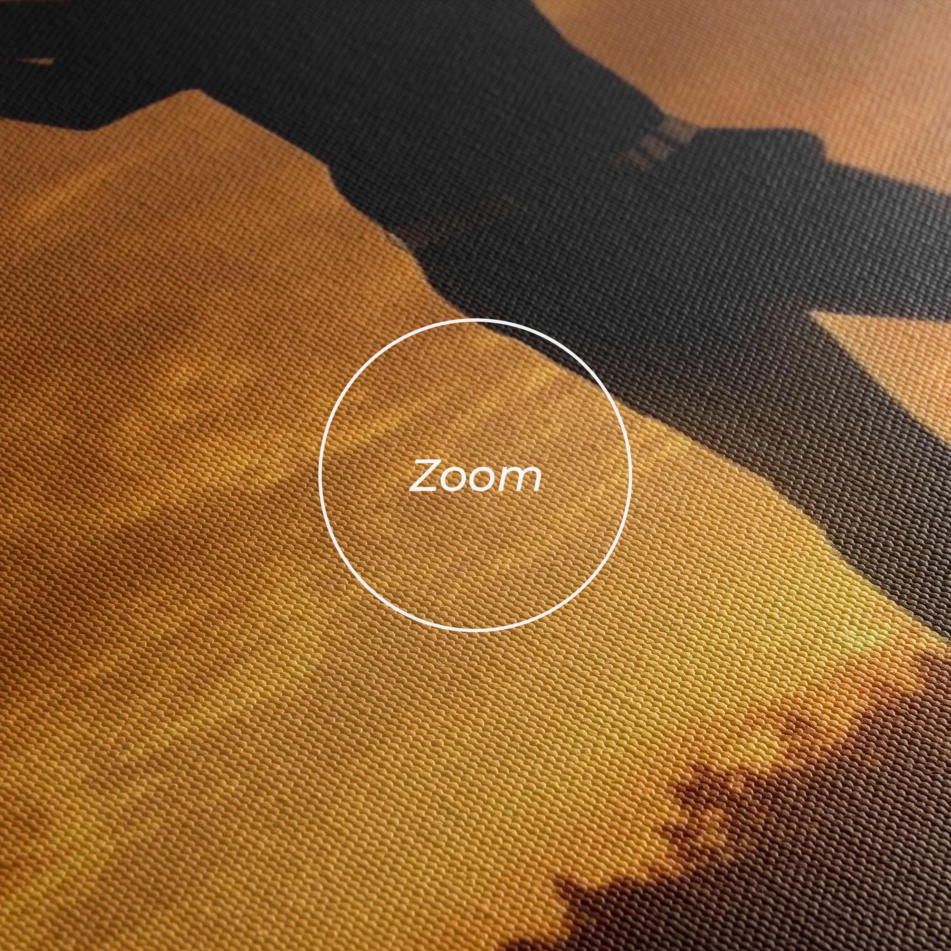 Leinwandbild Golf Course Sunset mockup 3