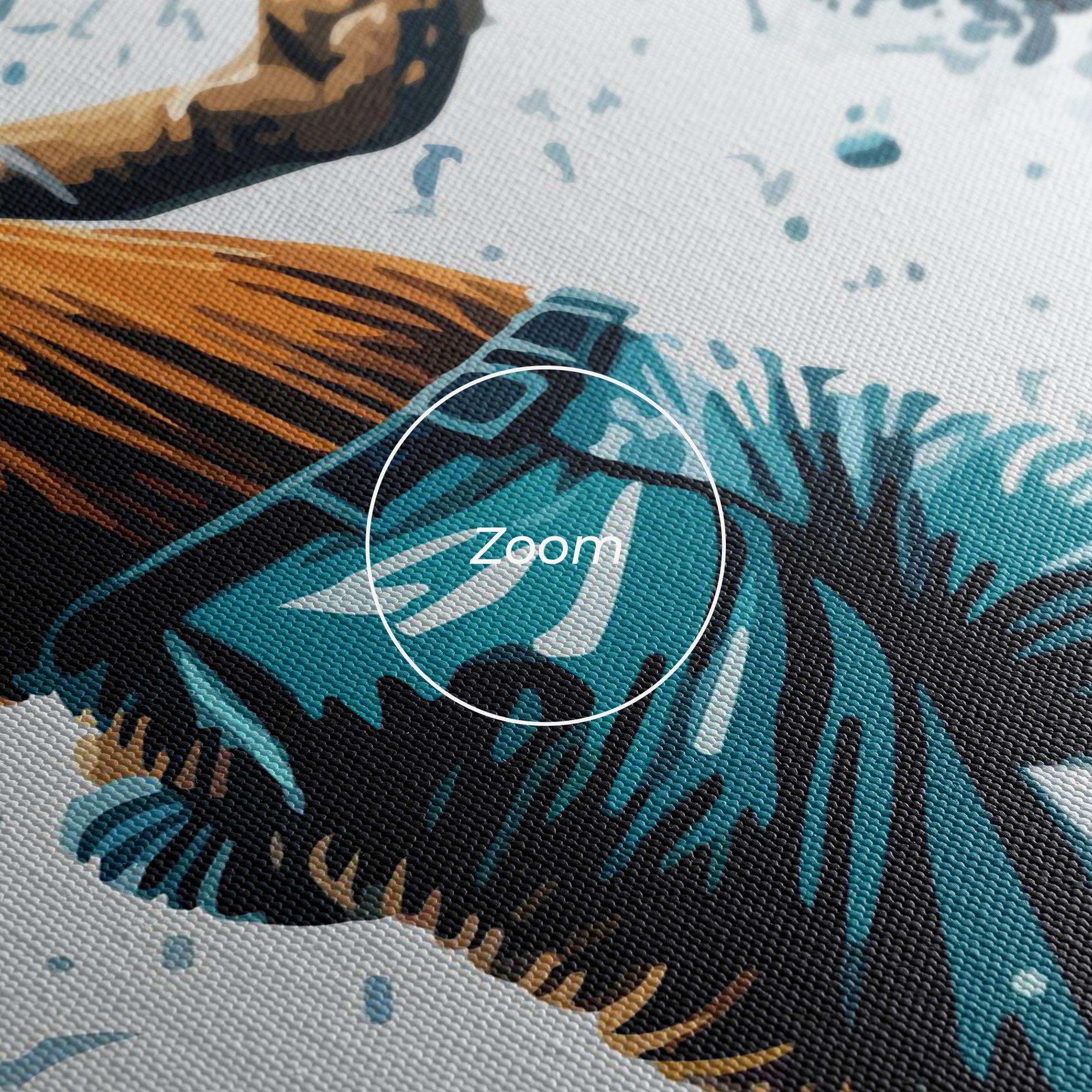 Leinwandbild Golf On Grey mockup 3