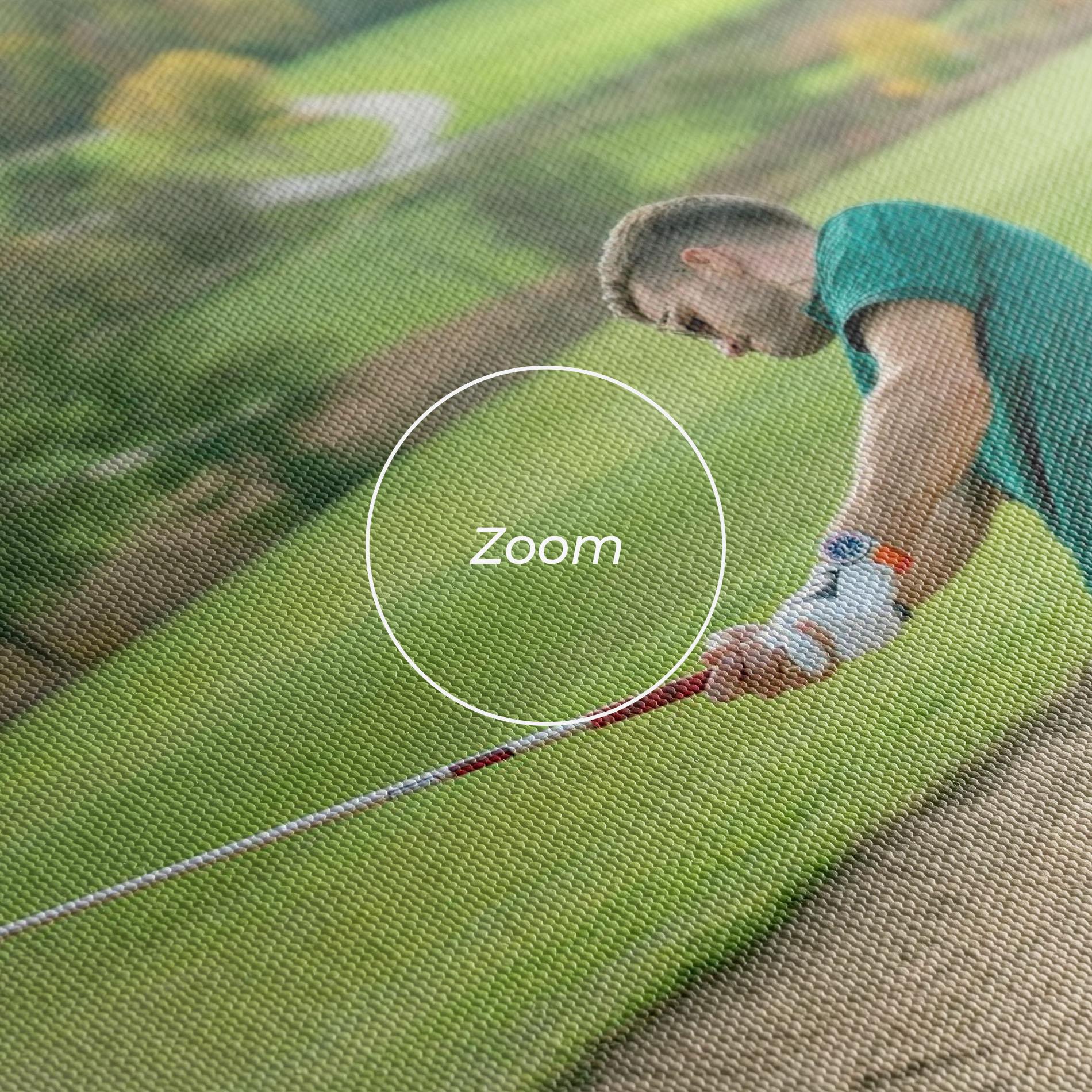 Leinwandbild Green Tshirt Golf Player mockup 3