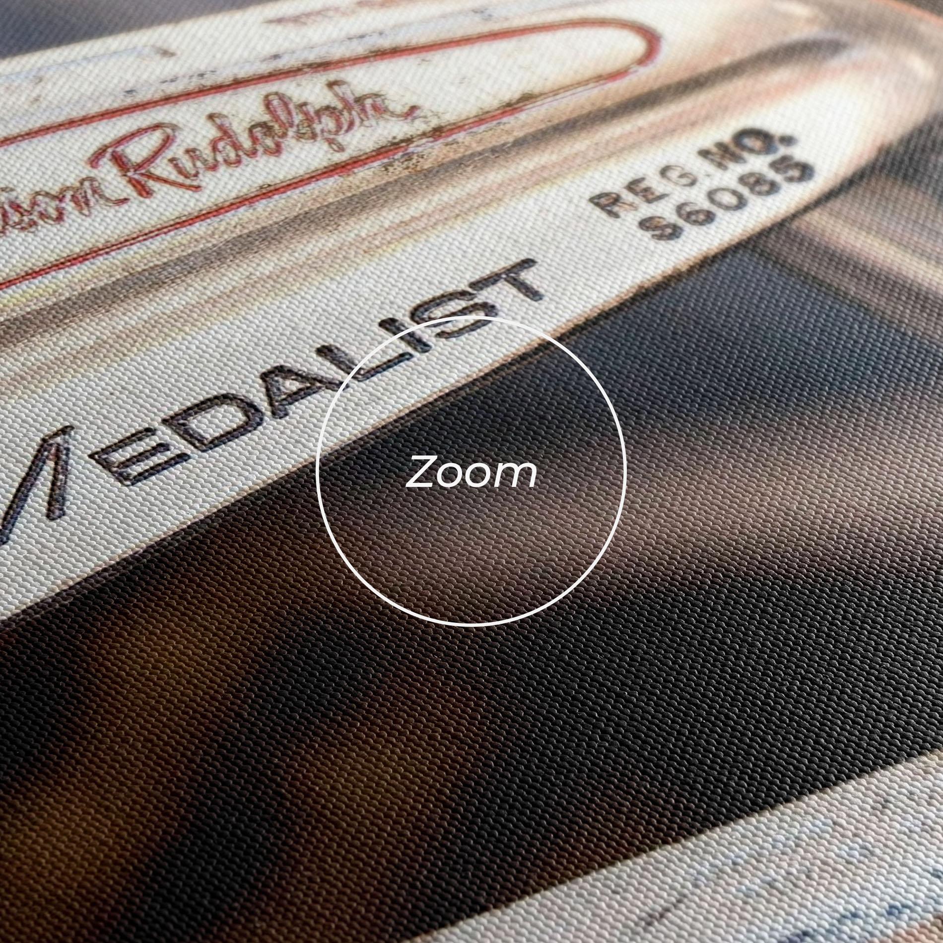 Leinwandbild Silver Golf Club mockup 3