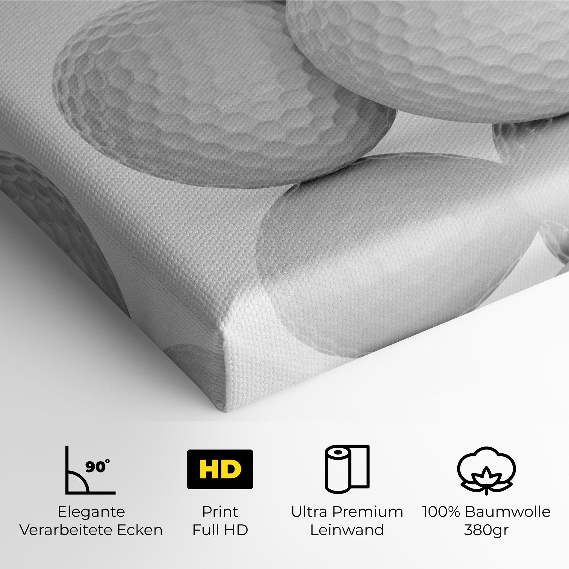 Leinwandbild 3d Golf Balls mockup 4