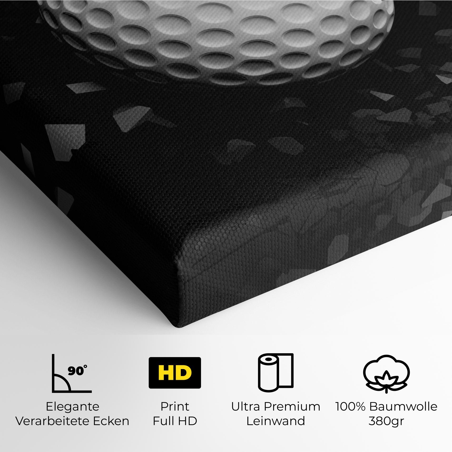 Black Wall Golf Ball mockup 4