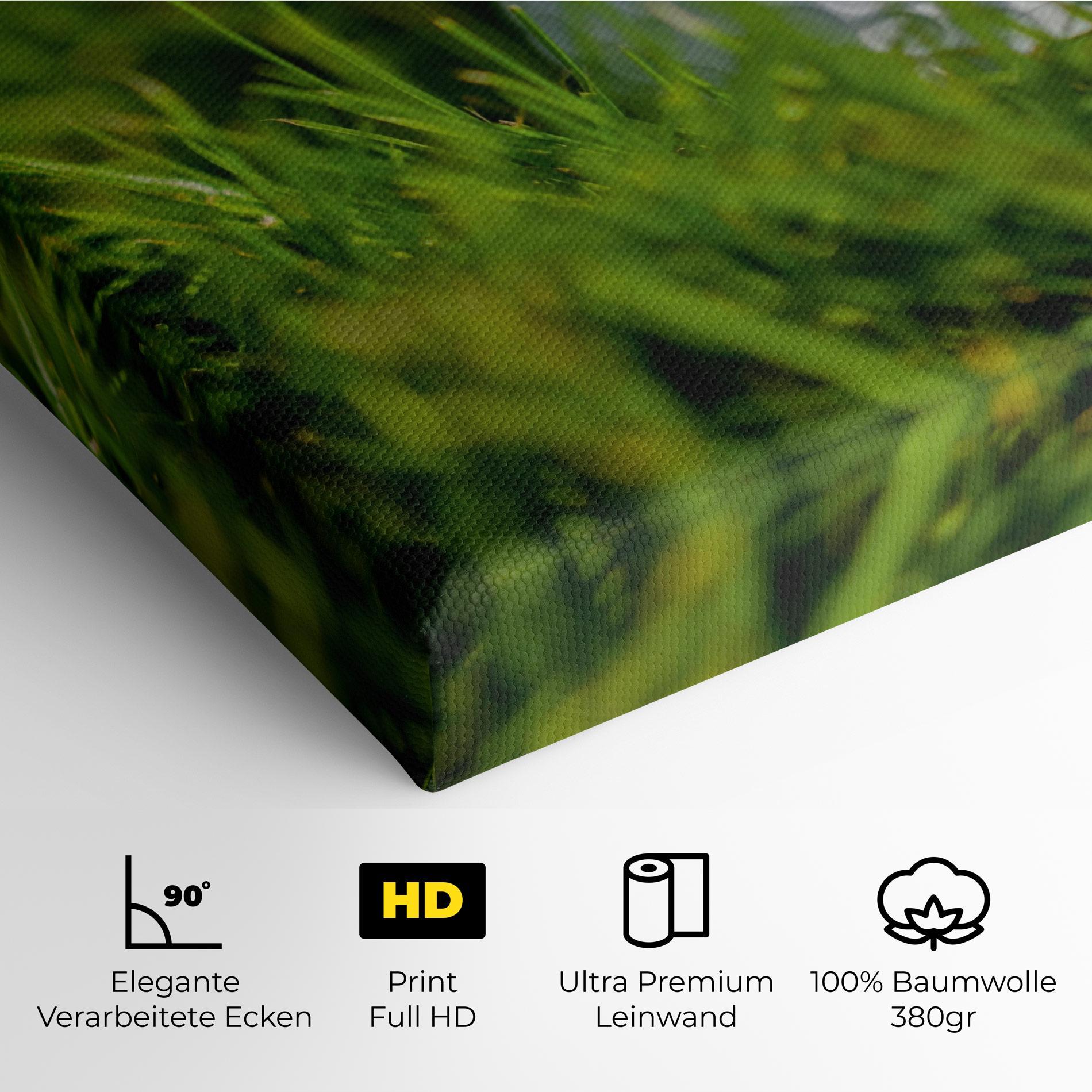 Leinwandbild Golf Ball In Grass mockup 4