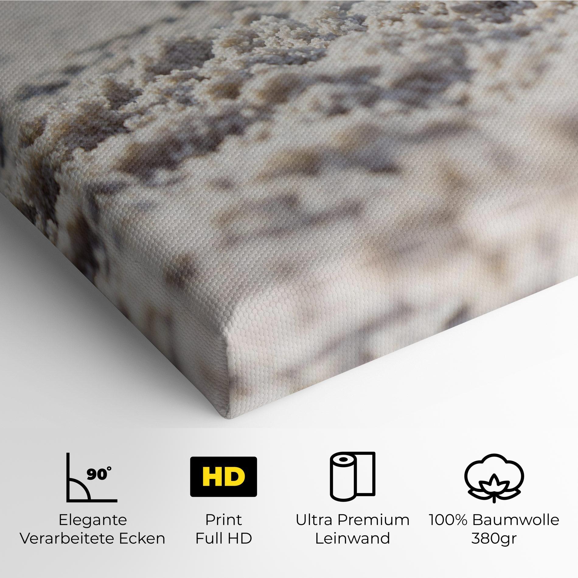 Leinwandbild Golf Ball In Sand mockup 4