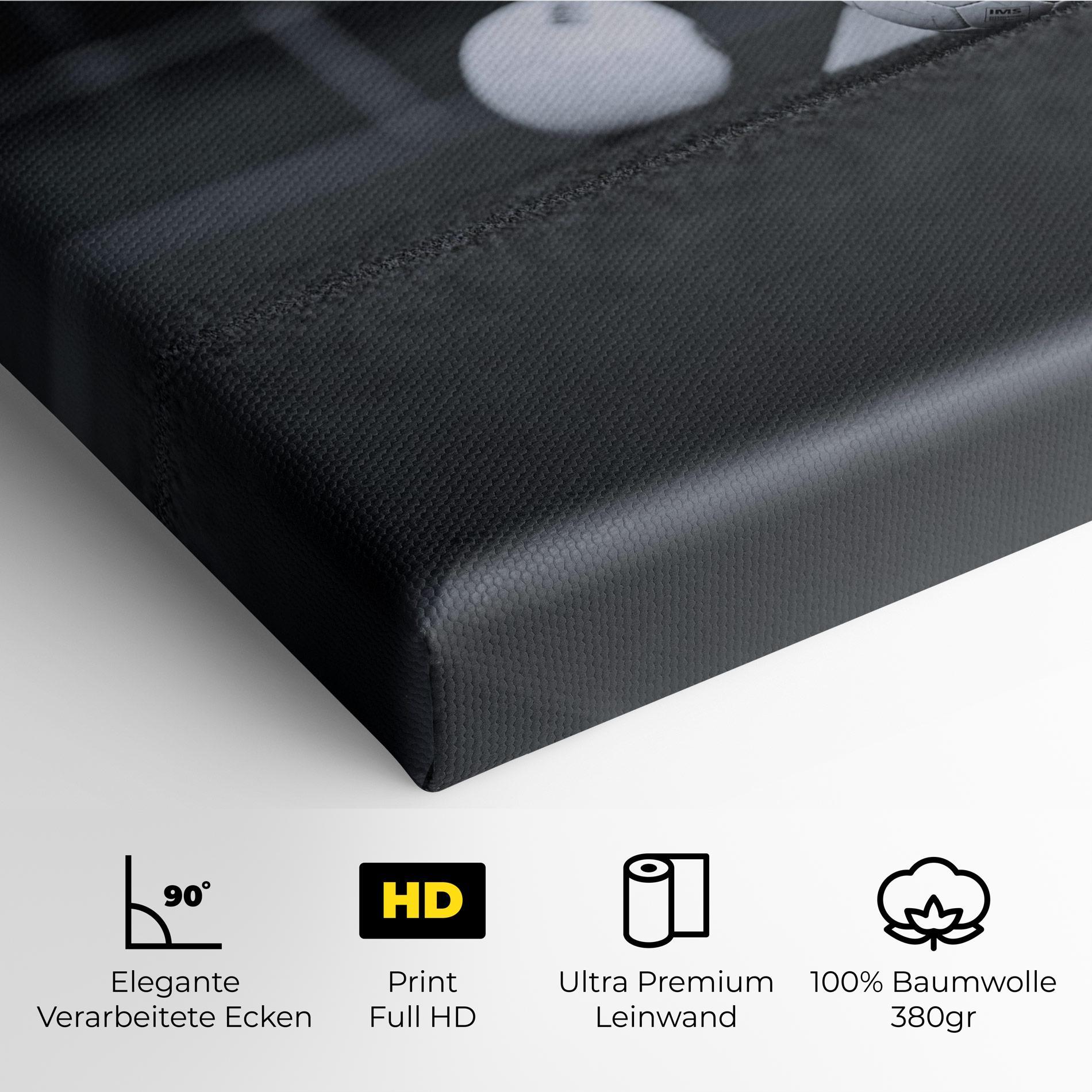 Leinwandbild Golf Ball On Grey mockup 4