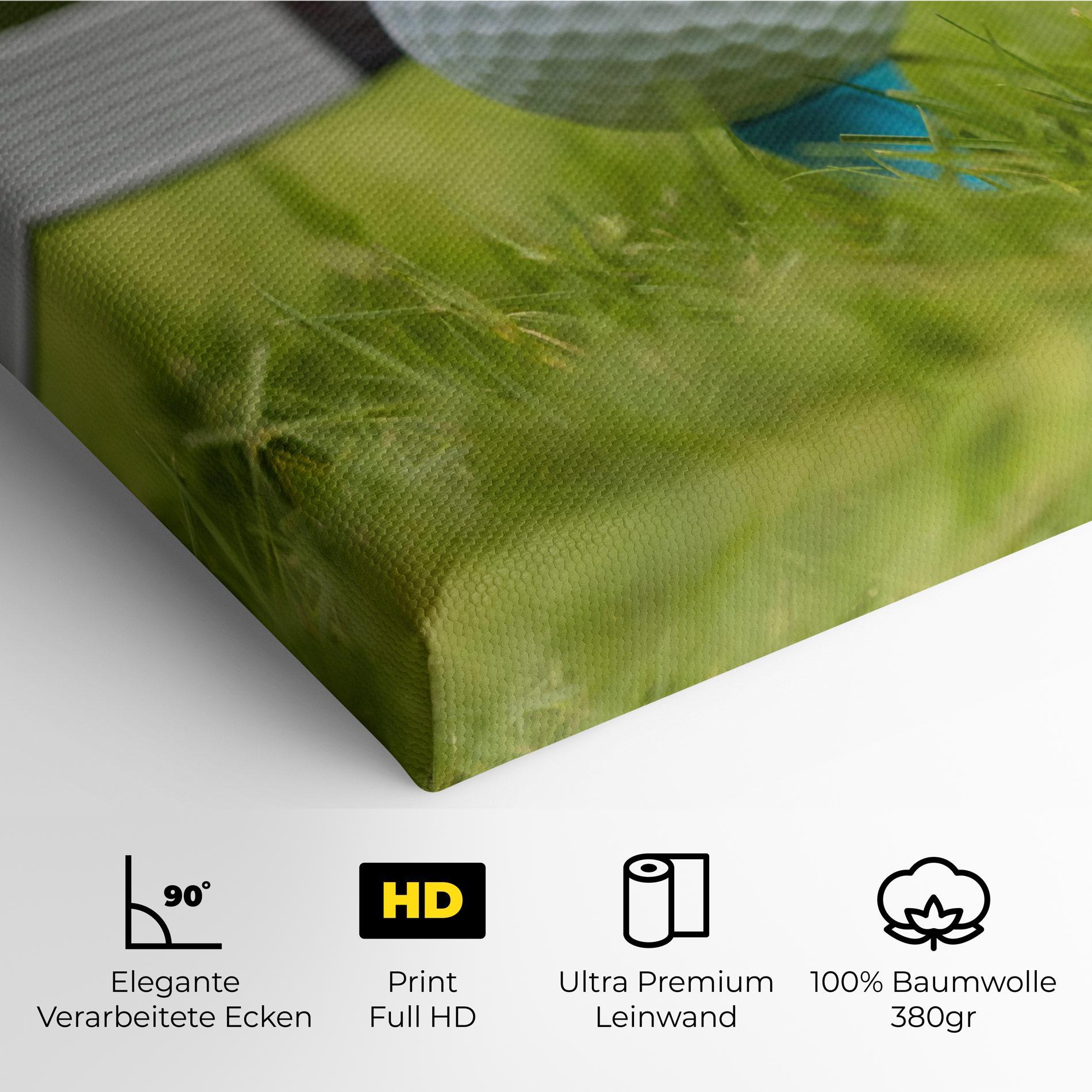 Leinwandbild Golf Ball Tee mockup 4