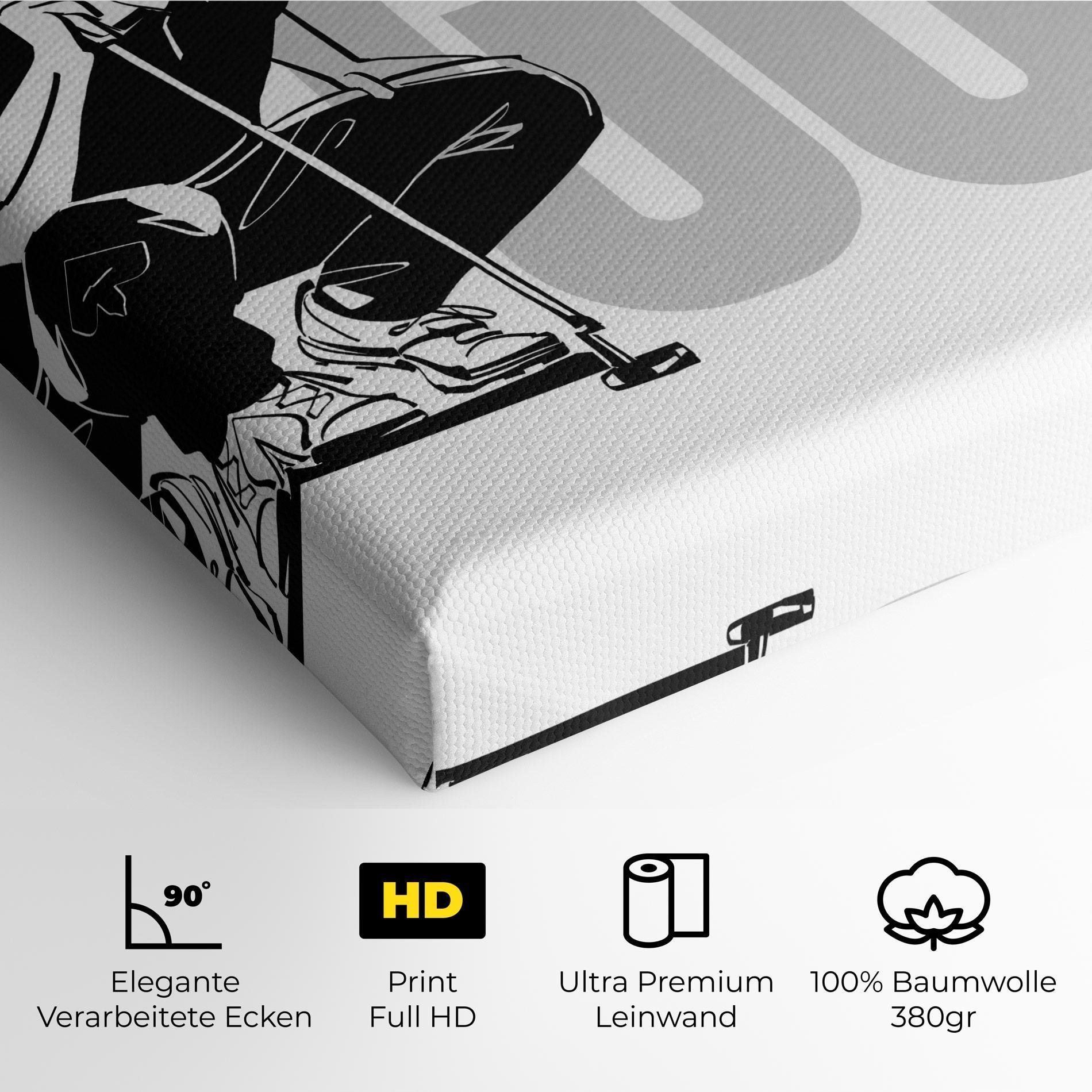 Leinwandbild Golf mockup 4