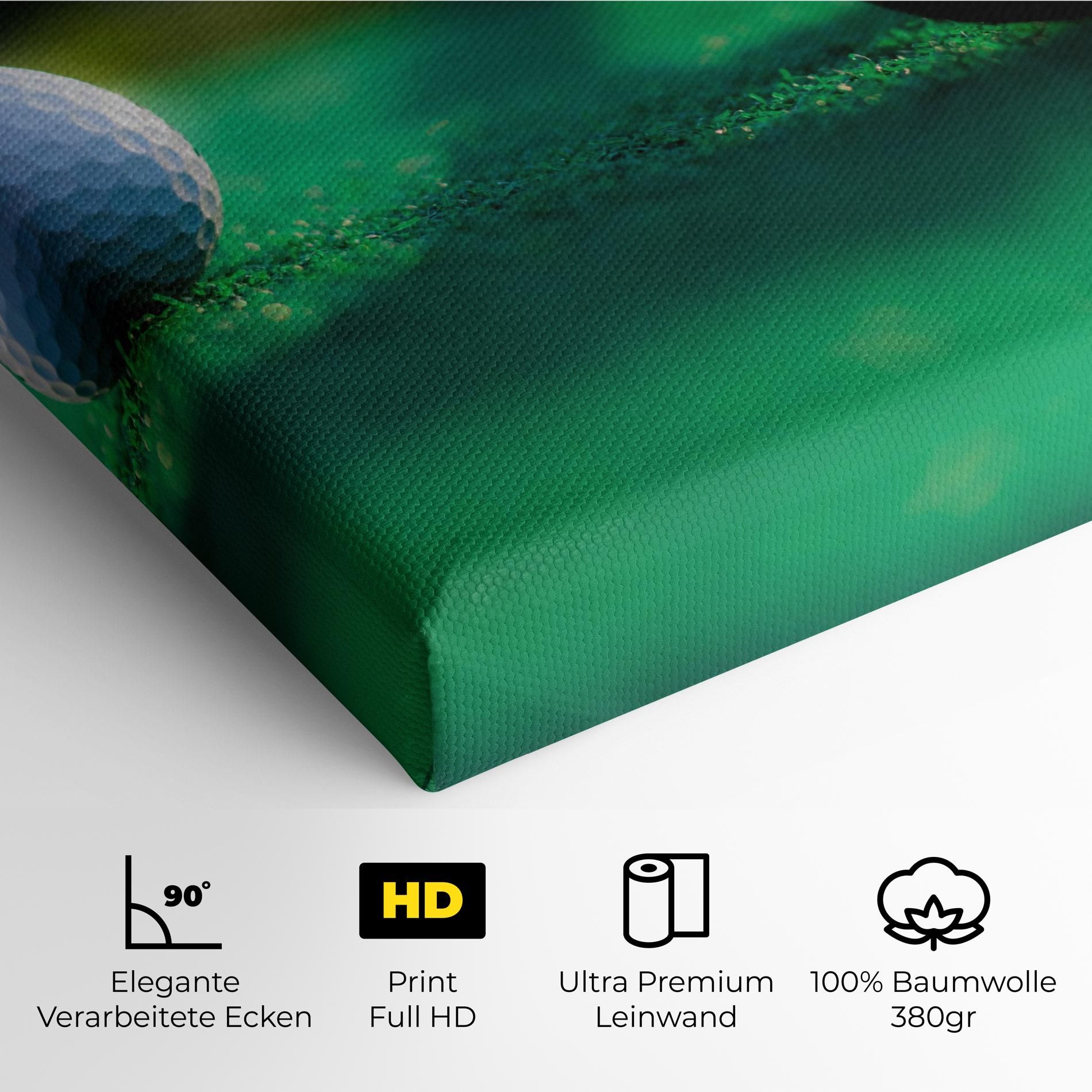 Green Grass Golf Ball mockup 4