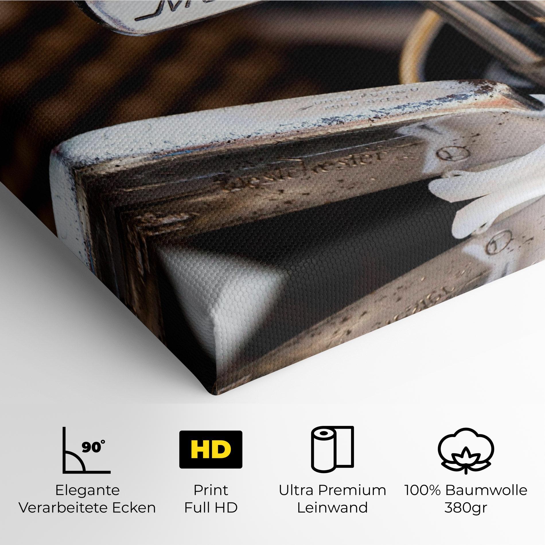 Leinwandbild Silver Golf Club mockup 4