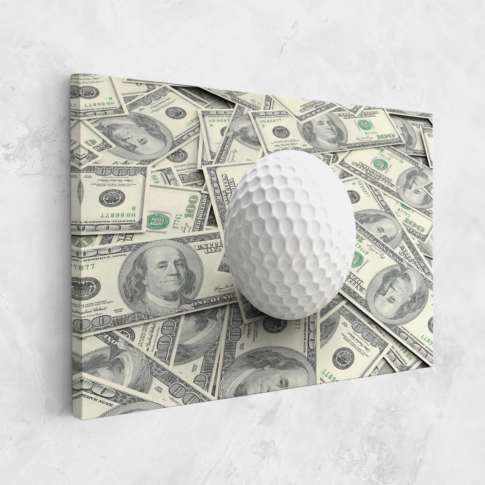 3d Golf Ball mockup 1
