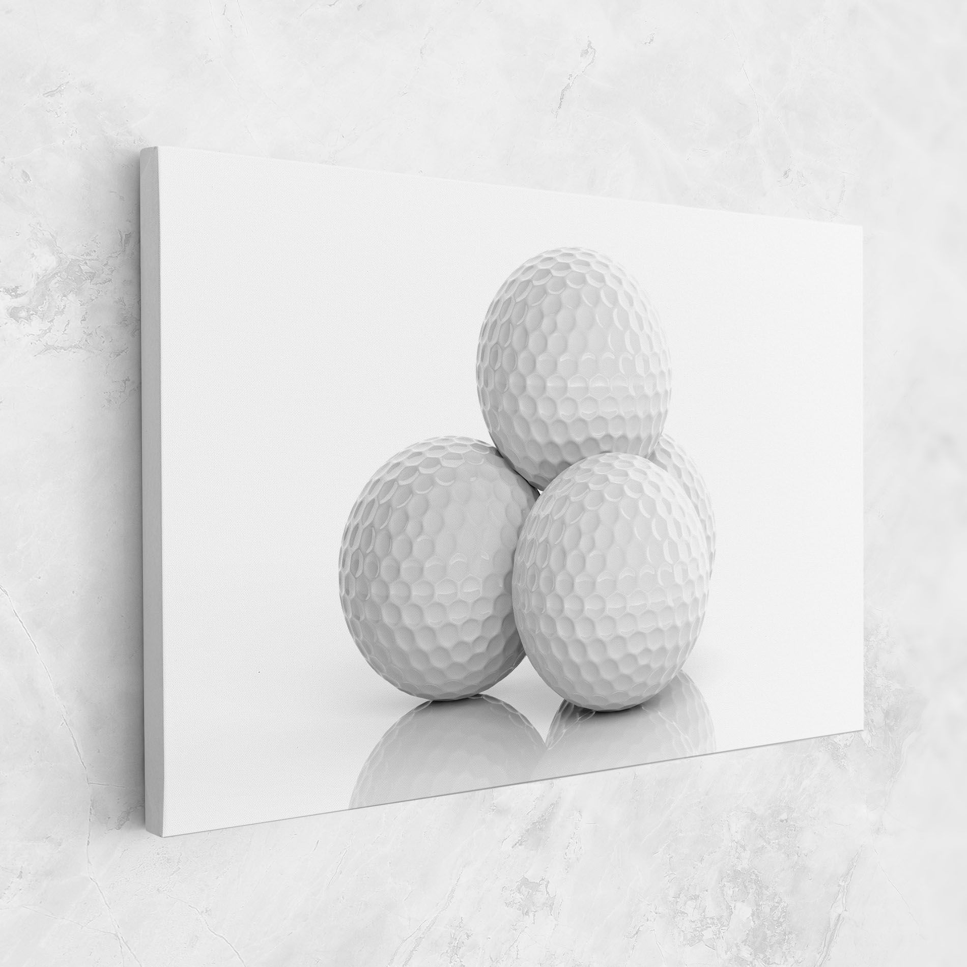 3d Golf Balls mockup 1
