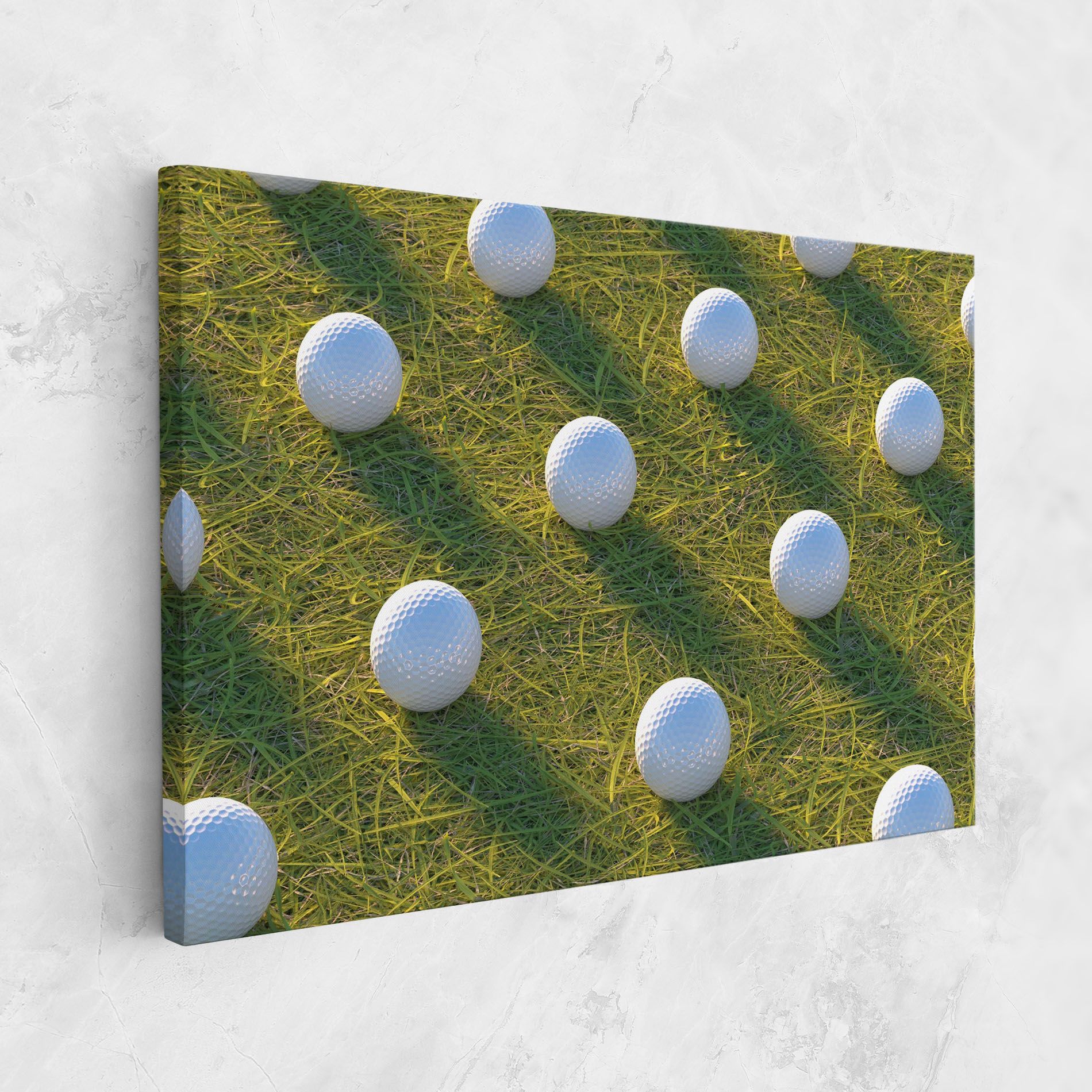 Golf Ball On Grass mockup 1