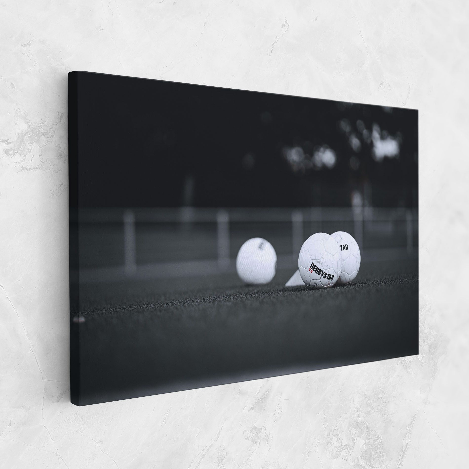 Golf Ball On Grey mockup 1