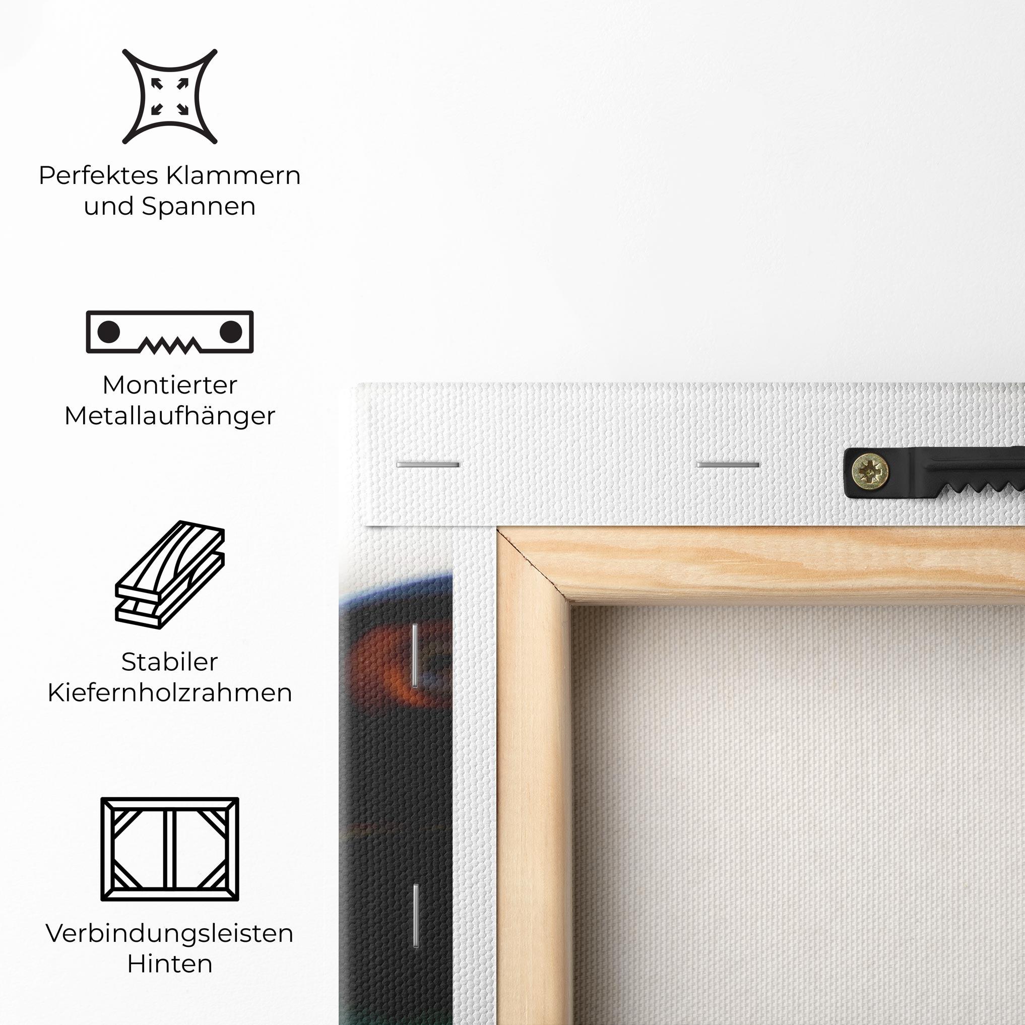 Leinwandbild Green Grass Golf Ball mockup 5