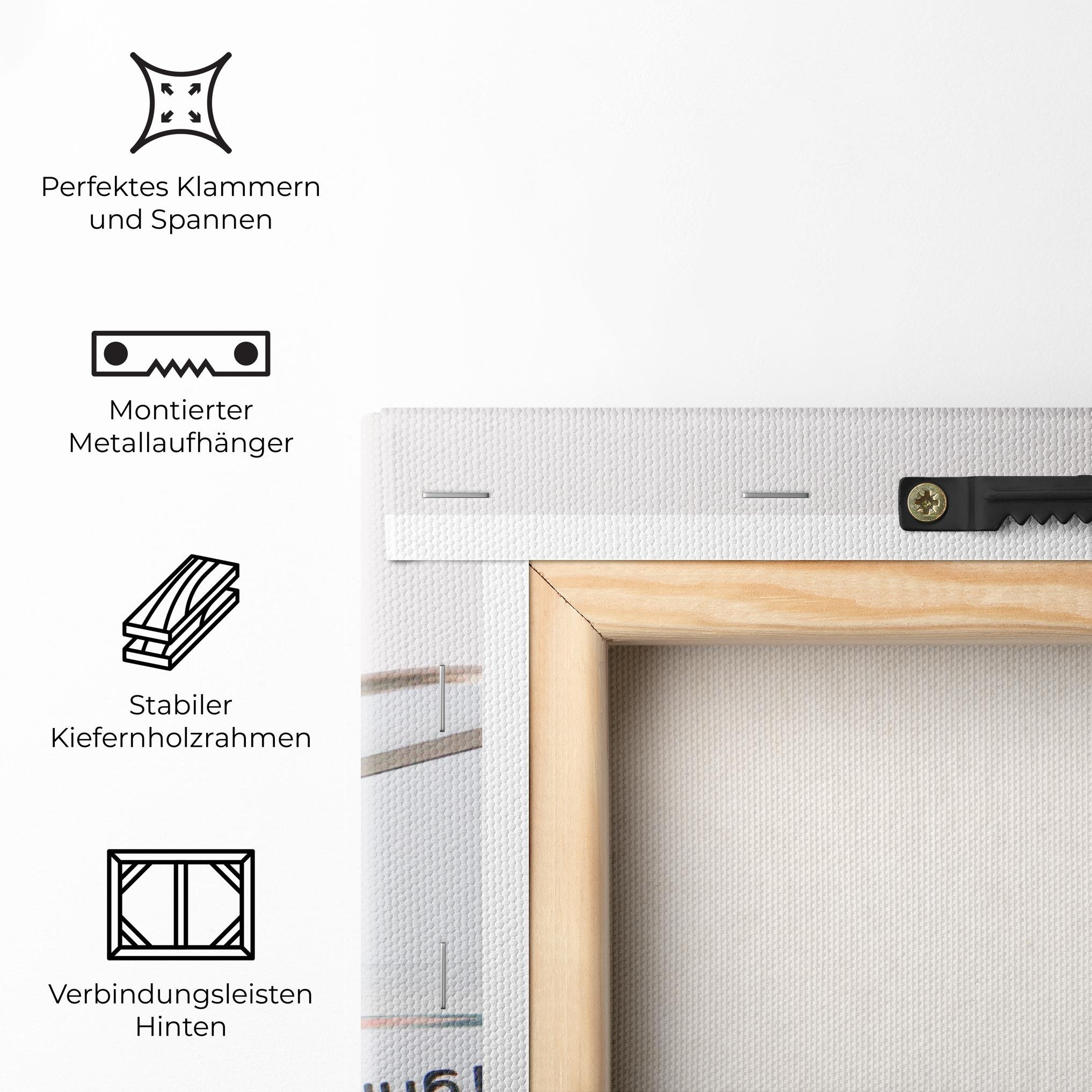 Leinwandbild Shiny Golf Club mockup 5