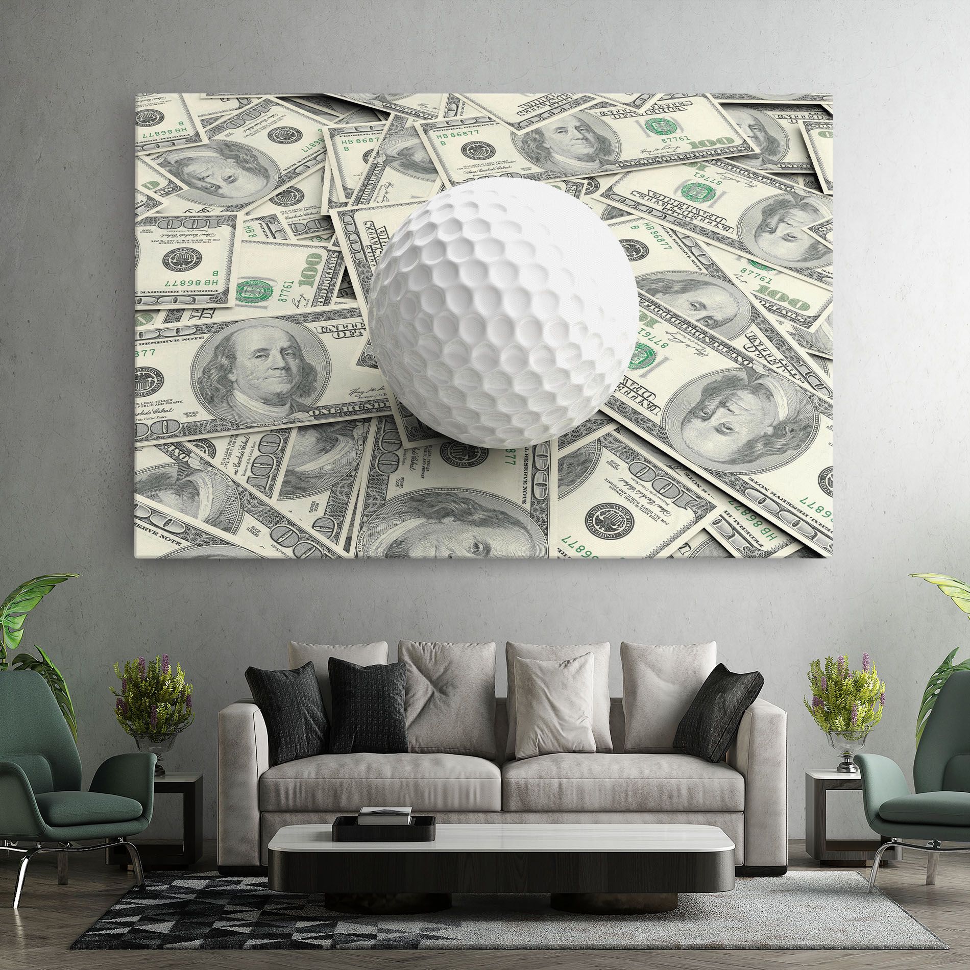 3d Golf Ball mockup 7